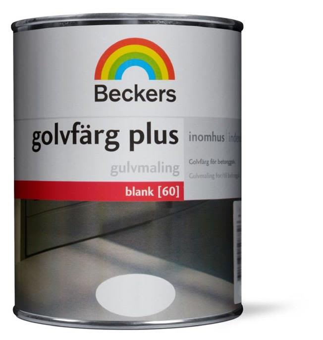Beckers Plus Golvfärg blank Grå