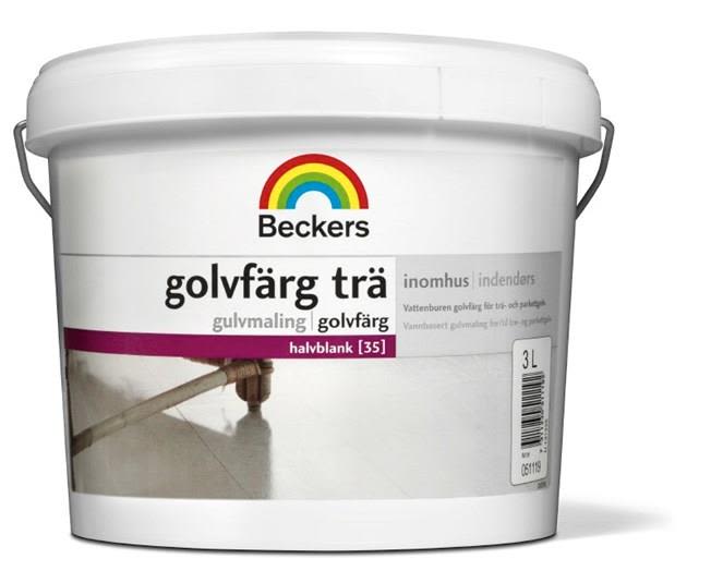 Beckers Trä Golvfärg halvblank Valfri kulör