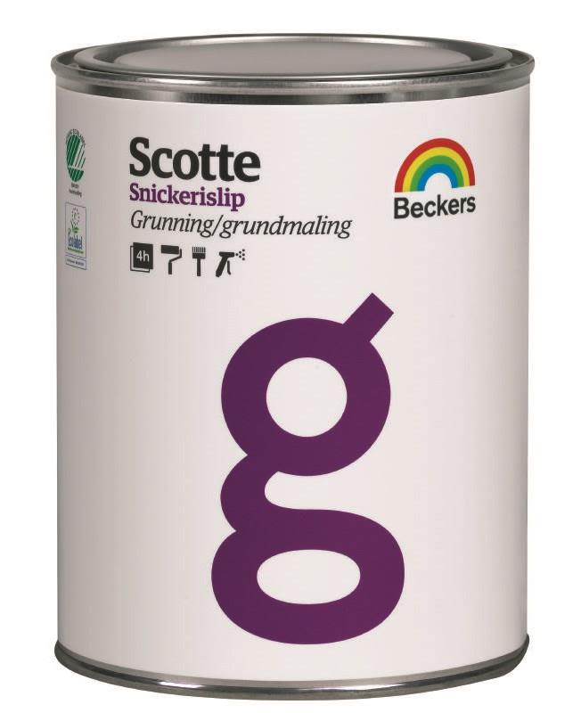 Beckers Scotte Snickerislip Grundfärg Vit