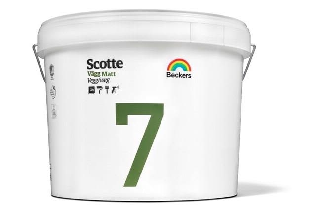 Beckers Scotte 7 Väggfärg matt Vit S 0300-N