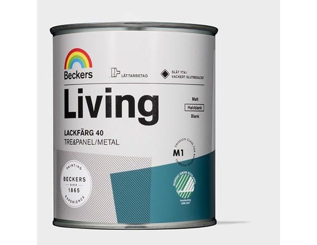 Beckers Living Lackfärg halvblank Vit