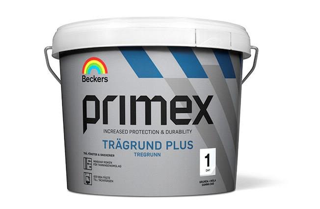 Beckers Primex Trägrund Plus Grundfärg Röd