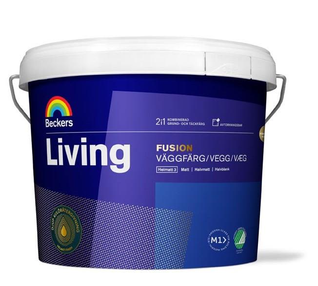 Beckers Living Fusion Väggfärg helmatt Vit