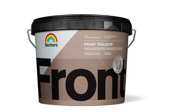 Beckers Front Trälasyr halvmatt Svart