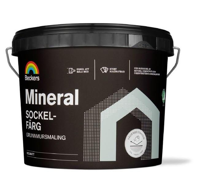 Beckers Mineral Sockelfärg helmatt Svart