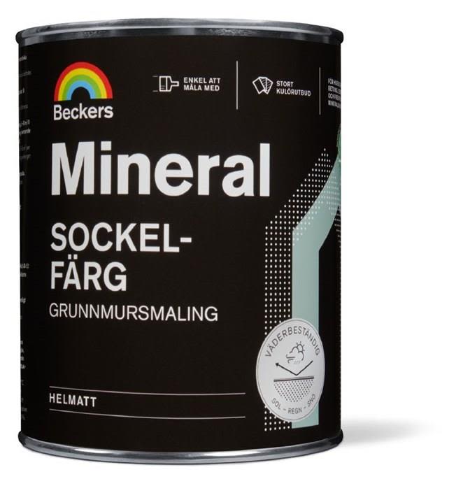 Beckers Mineral Sockelfärg helmatt Grafit