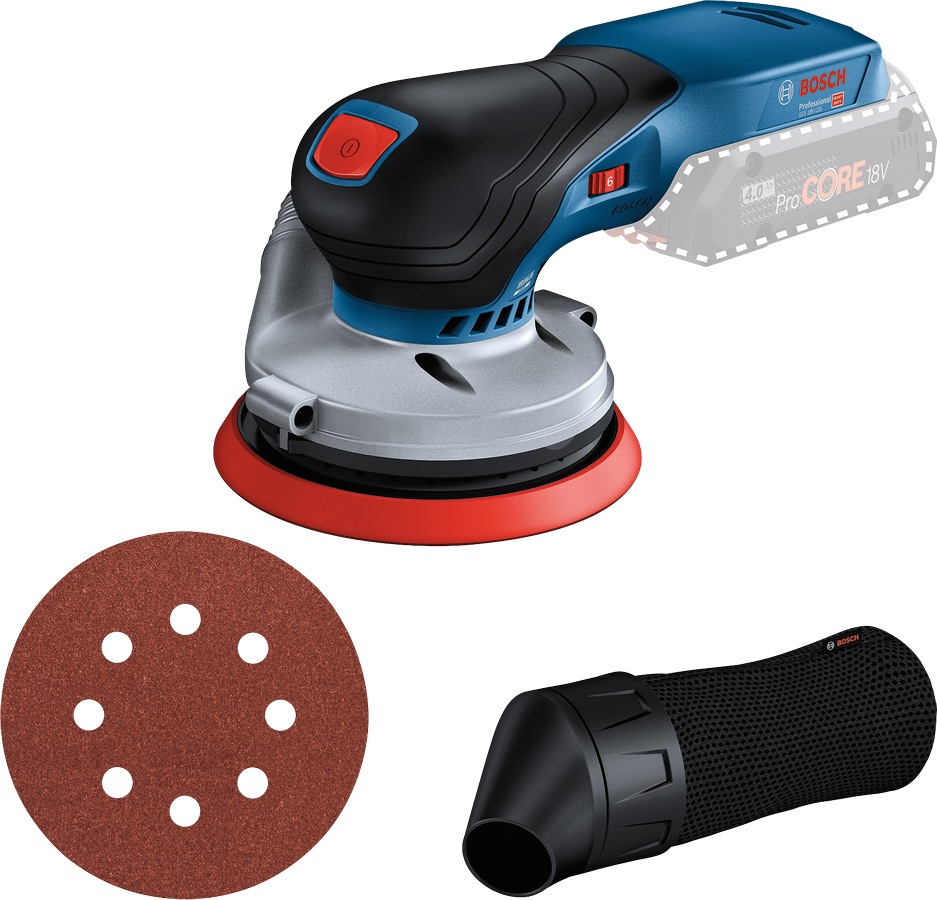 Bosch GEX 18V-125 Excenterslip utan batteri och laddare