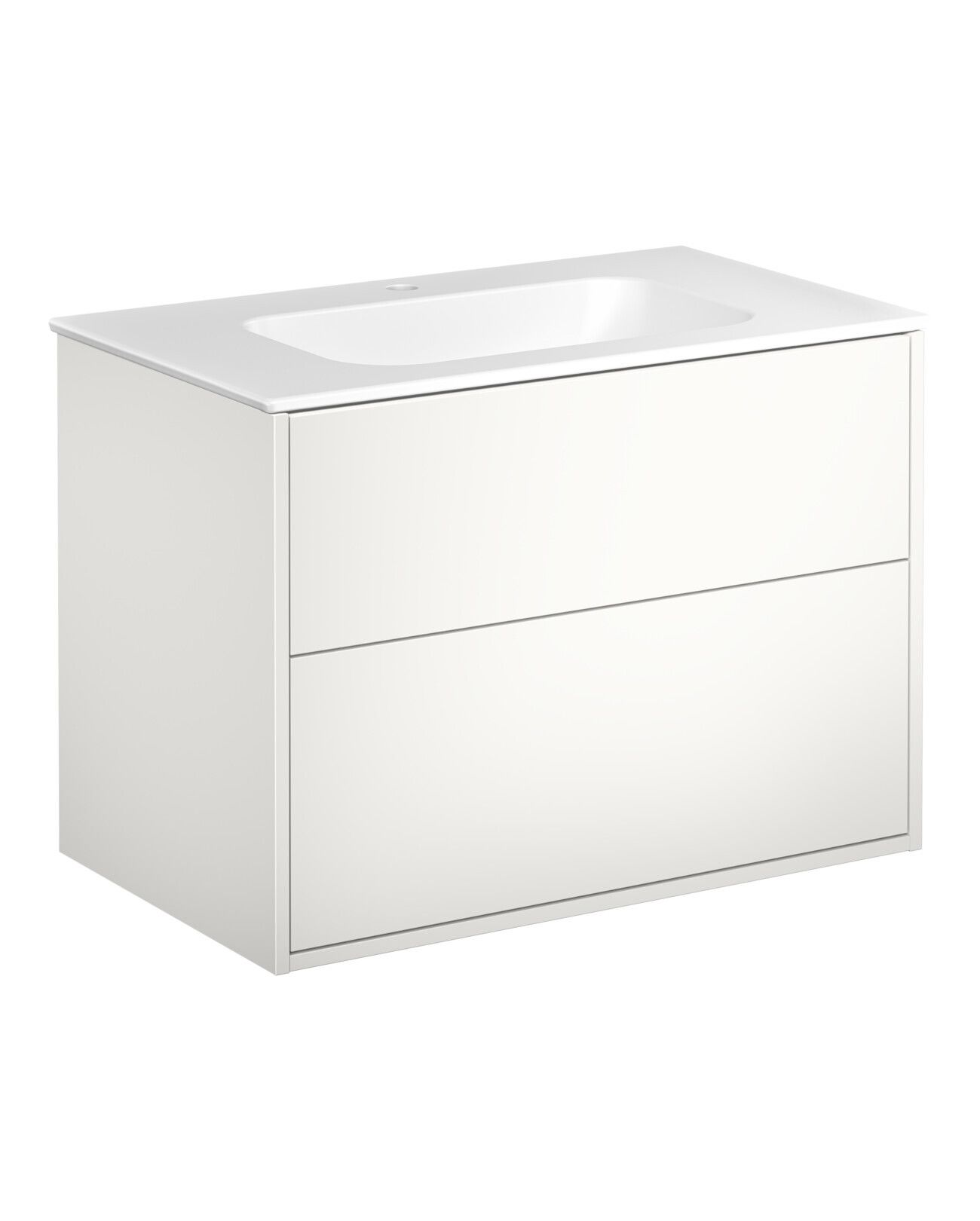 Gustavsberg Artic GB71ACVU80TMSW Kommodpaket vit/mattvit, 80 cm Vit/mattvit