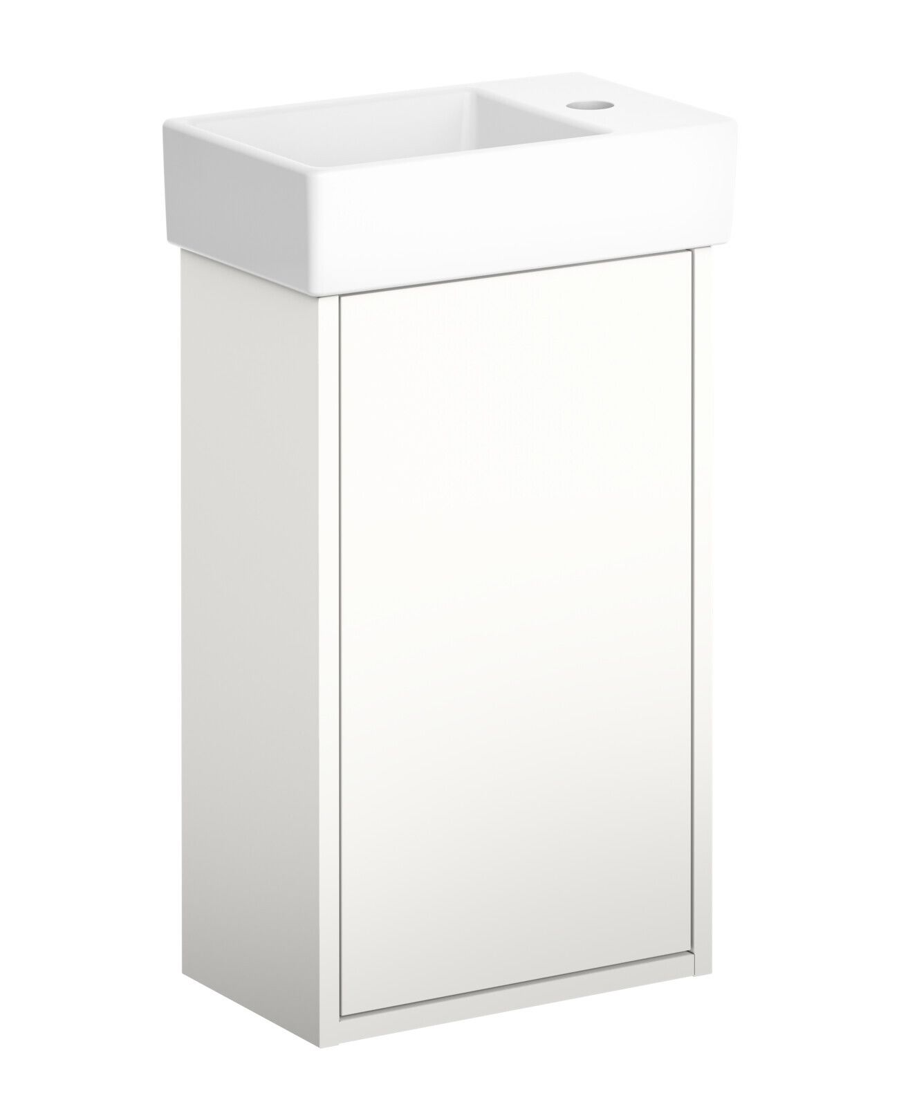 Gustavsberg Artic Small GB71ACVC34TMSWL Kommodpaket vit/mattvit, 36 cm, vänster Vit/mattvit