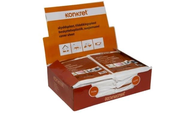 Konkret 293273 Skyddsplast 4x5 m, Heavy Duty