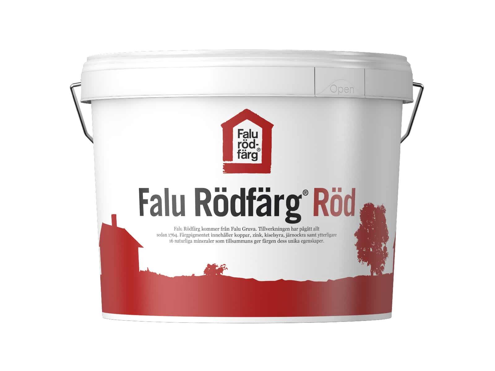 Falu Rödfärg Original Fasadfärg helmatt Röd