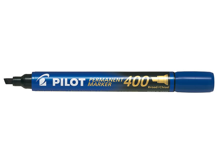 Pilot 504078 Markeringspenn skrå spiss, 20-pakk Blå