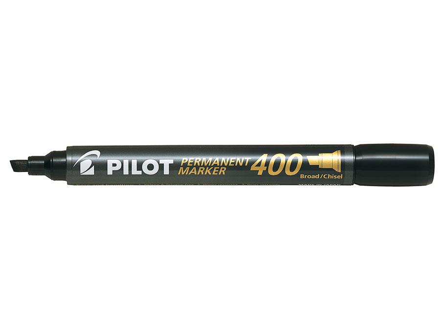Pilot 504061 Markeringspenn skrå spiss, 20-pakk Svart