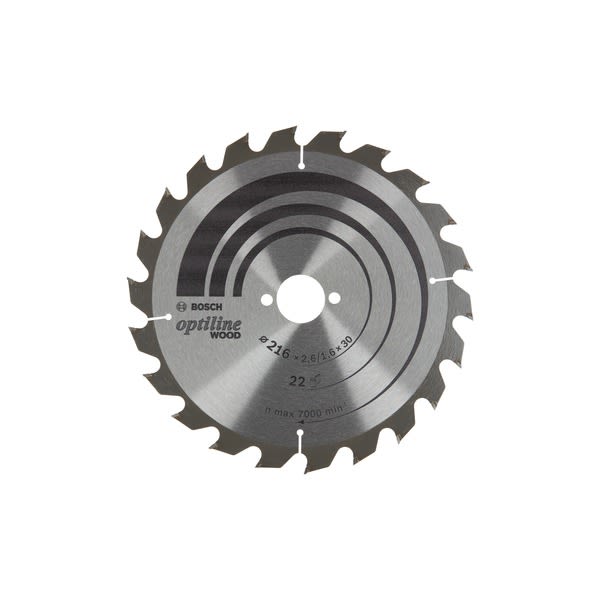 Bosch 2608838410 Cirkelsågklinga 216x30x22T 22T