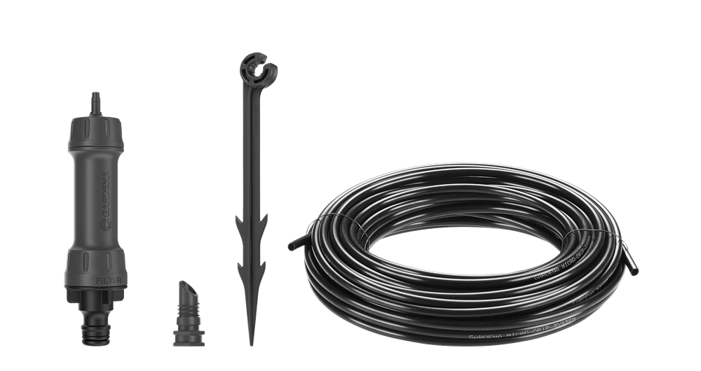 Gardena Micro-Drip-System Startpakke S, for plane rækker