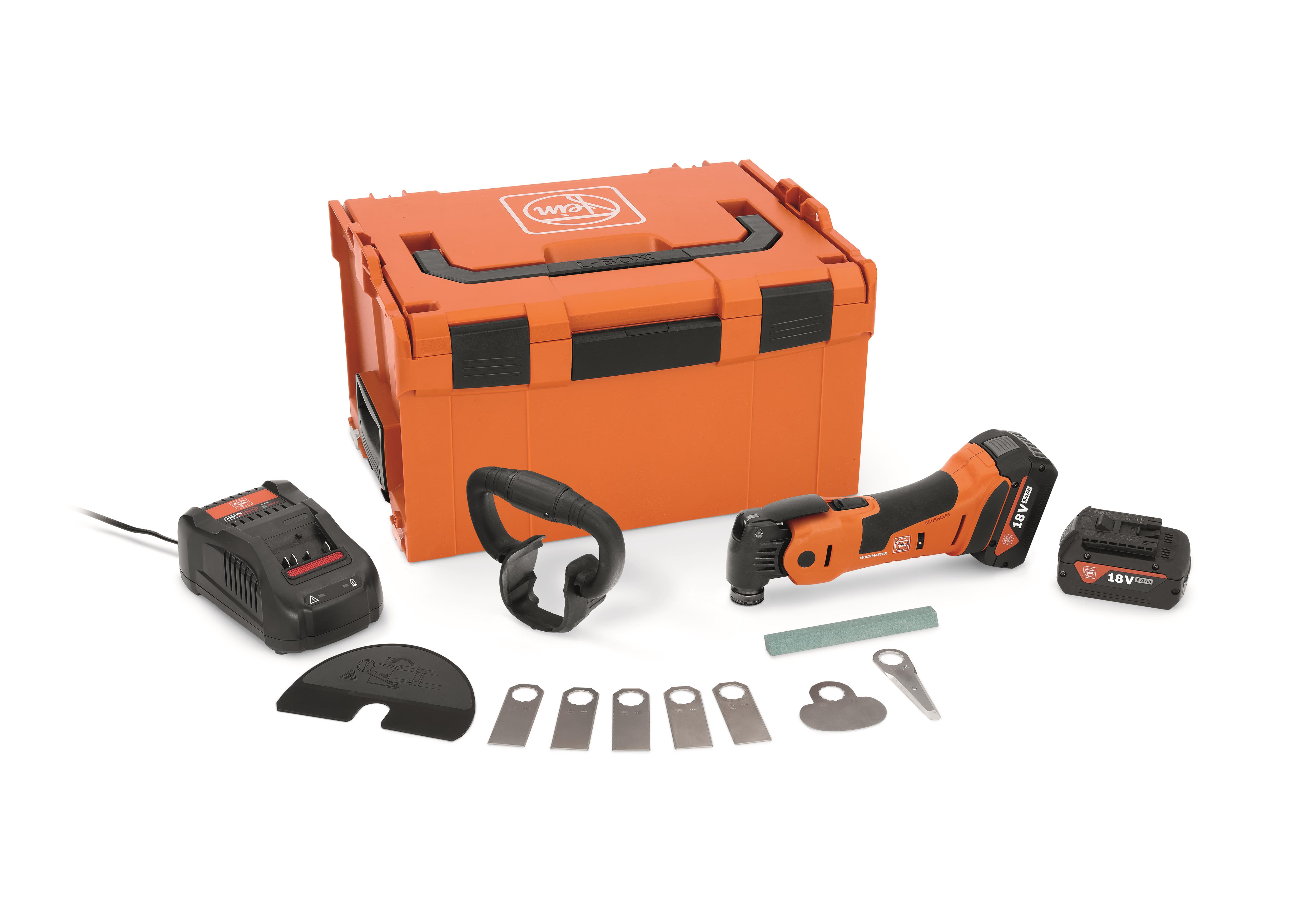 Fein AMM 700 1.7 Q Multiverktyg med batteri och laddare