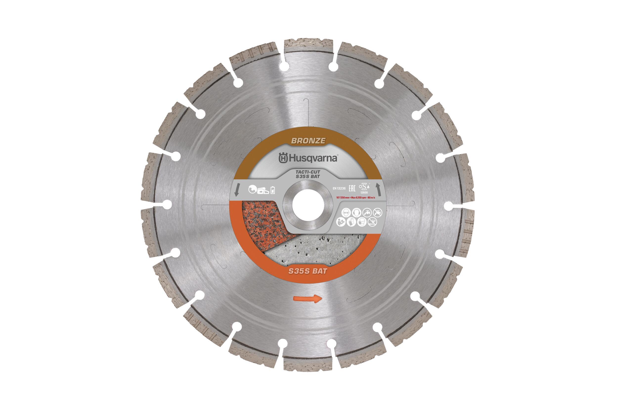 Husqvarna Tacti-Cut S35S Diamantklinga 250MM 25,4 MM 10 MM