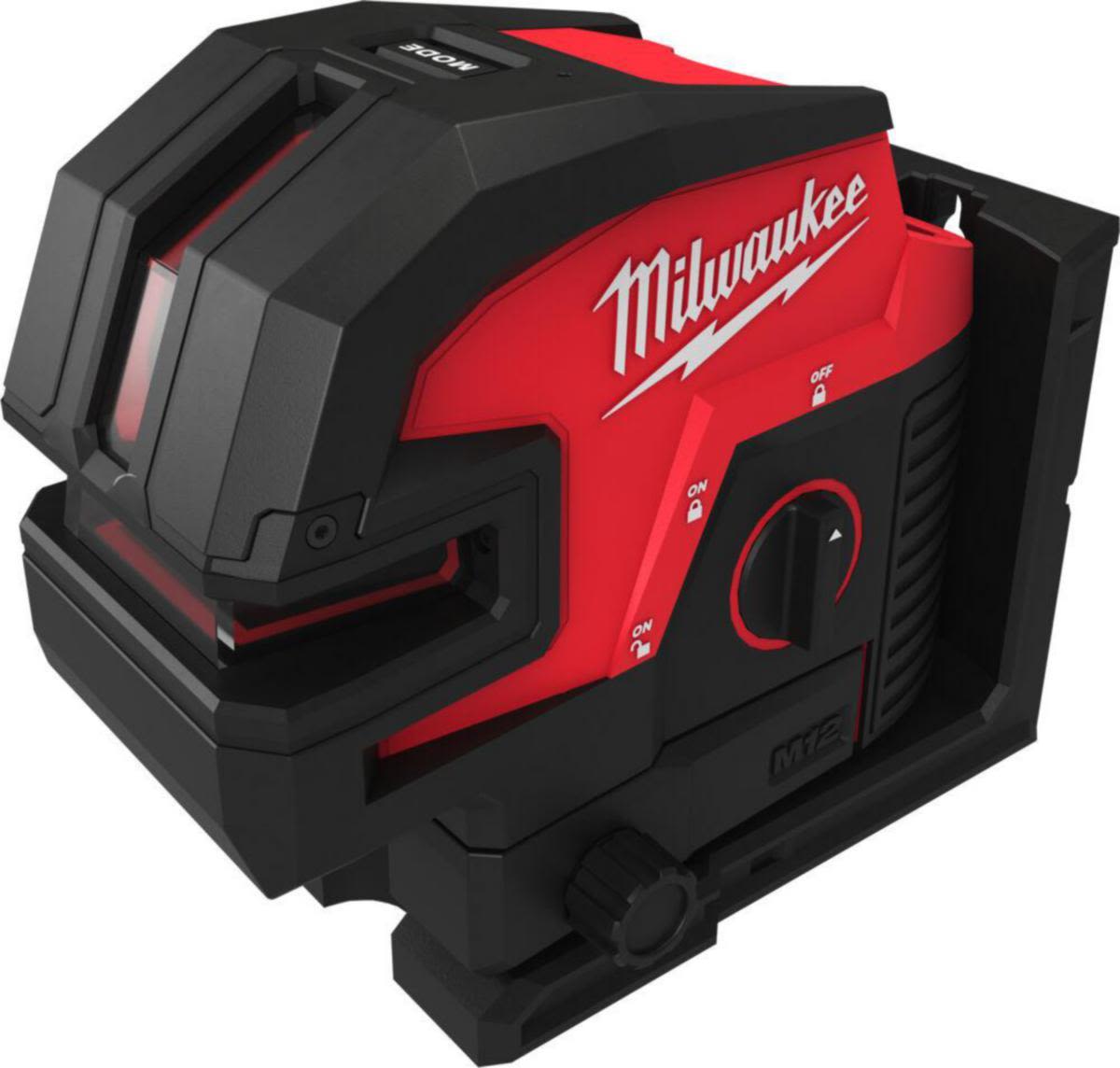 Milwaukee M12 CLL4P-301C Krysslaser med batteri och laddare