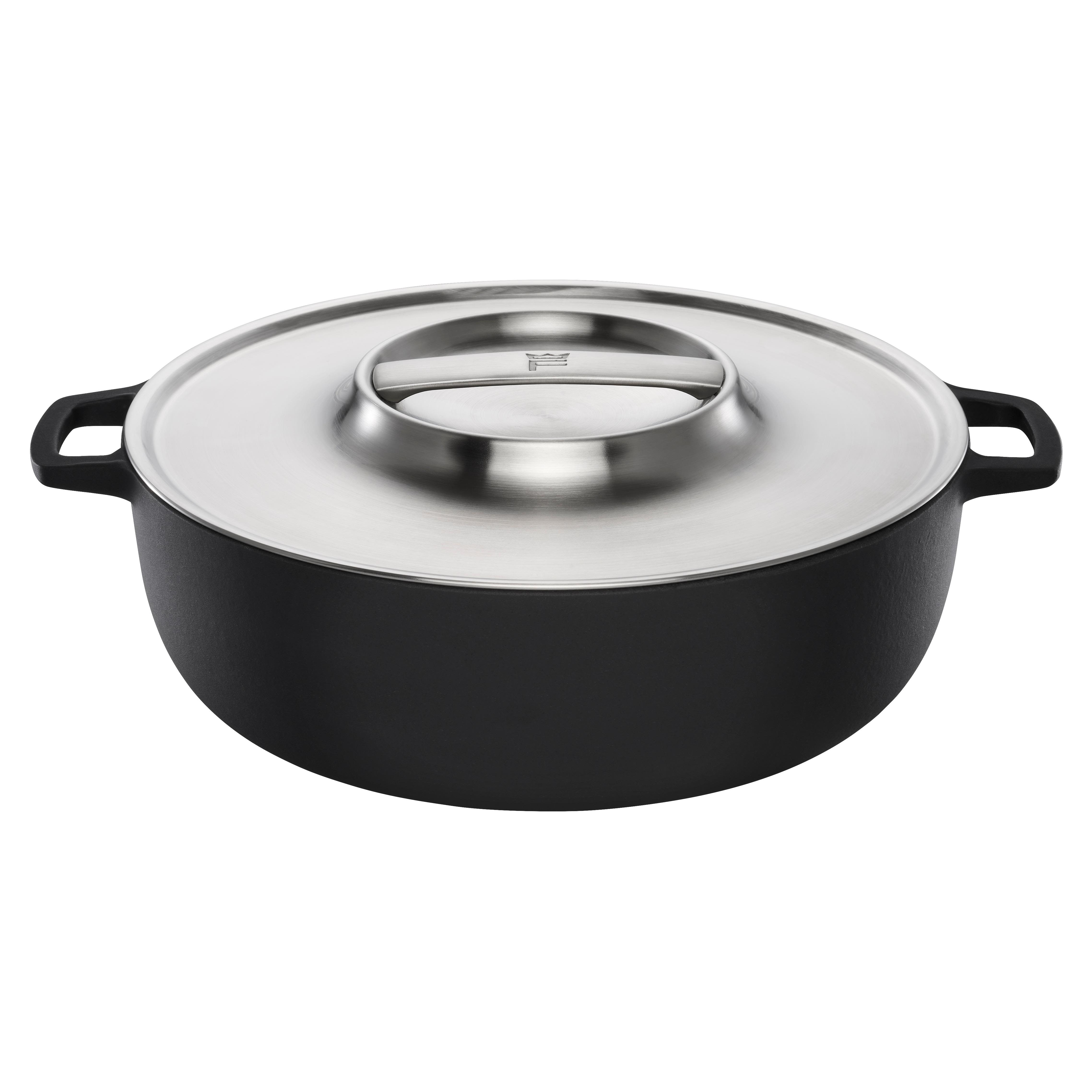 Fiskars Norden gryte støpejern-rustfritt stål Ø 30 cm