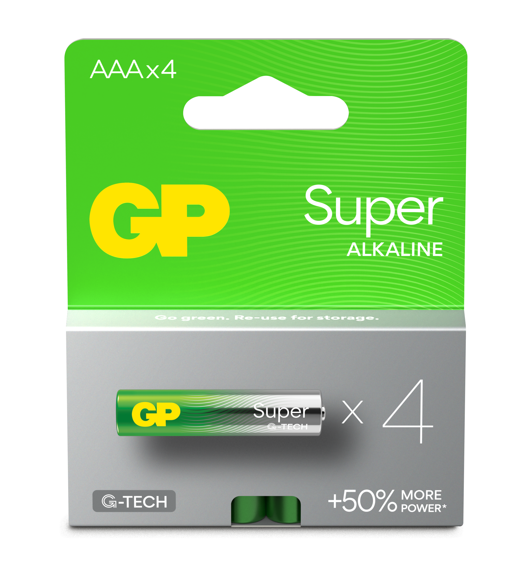 GP Batteries Super Alkaline 24A/LR03 Batteri alkaliskt, AAA, 4-pack