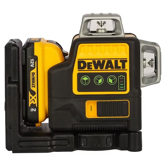 Dewalt 12V XR 3 x 360 Cross Line Green Laser - 1 x 2Ah