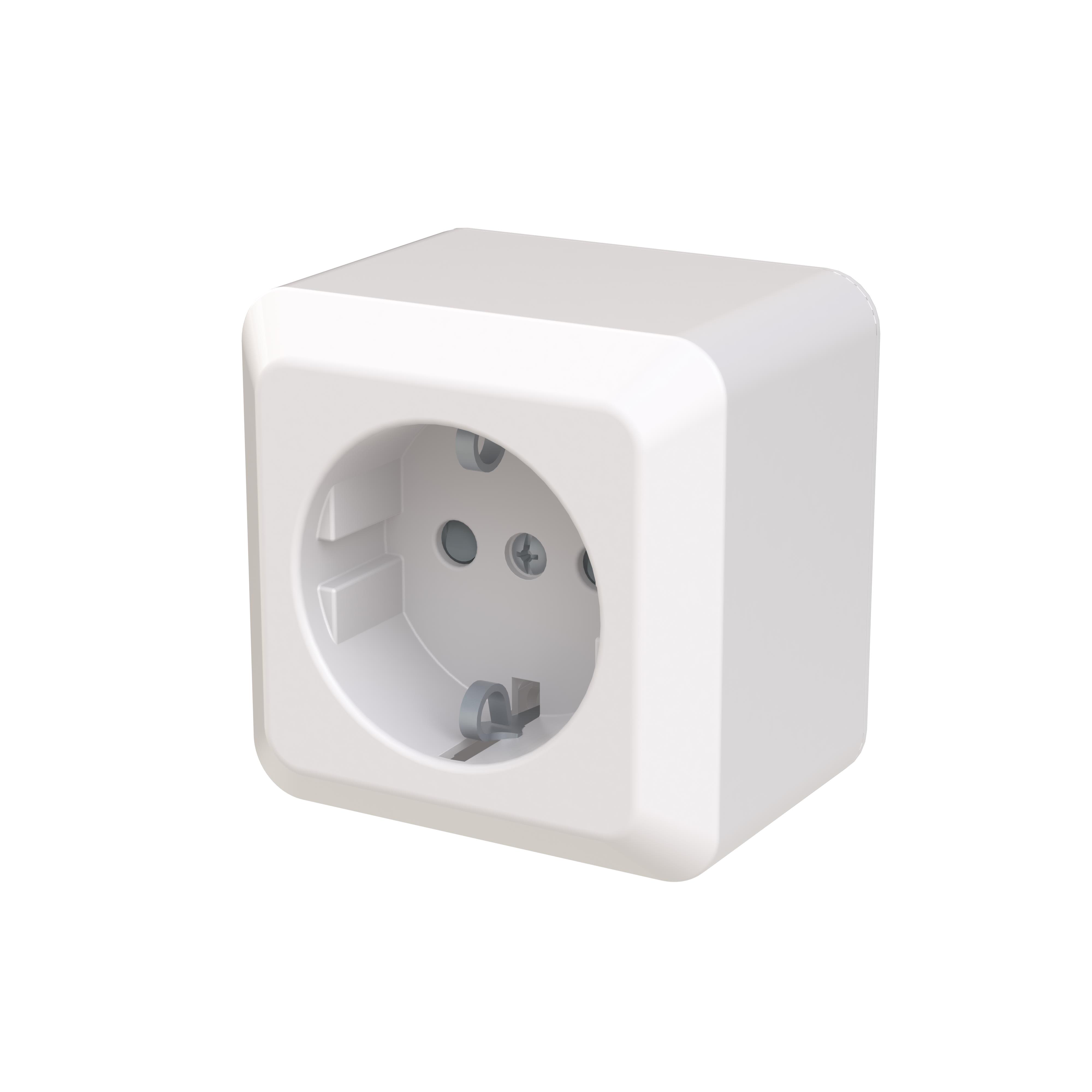 ABB Saga 20EAKS-916 Vägguttag vit