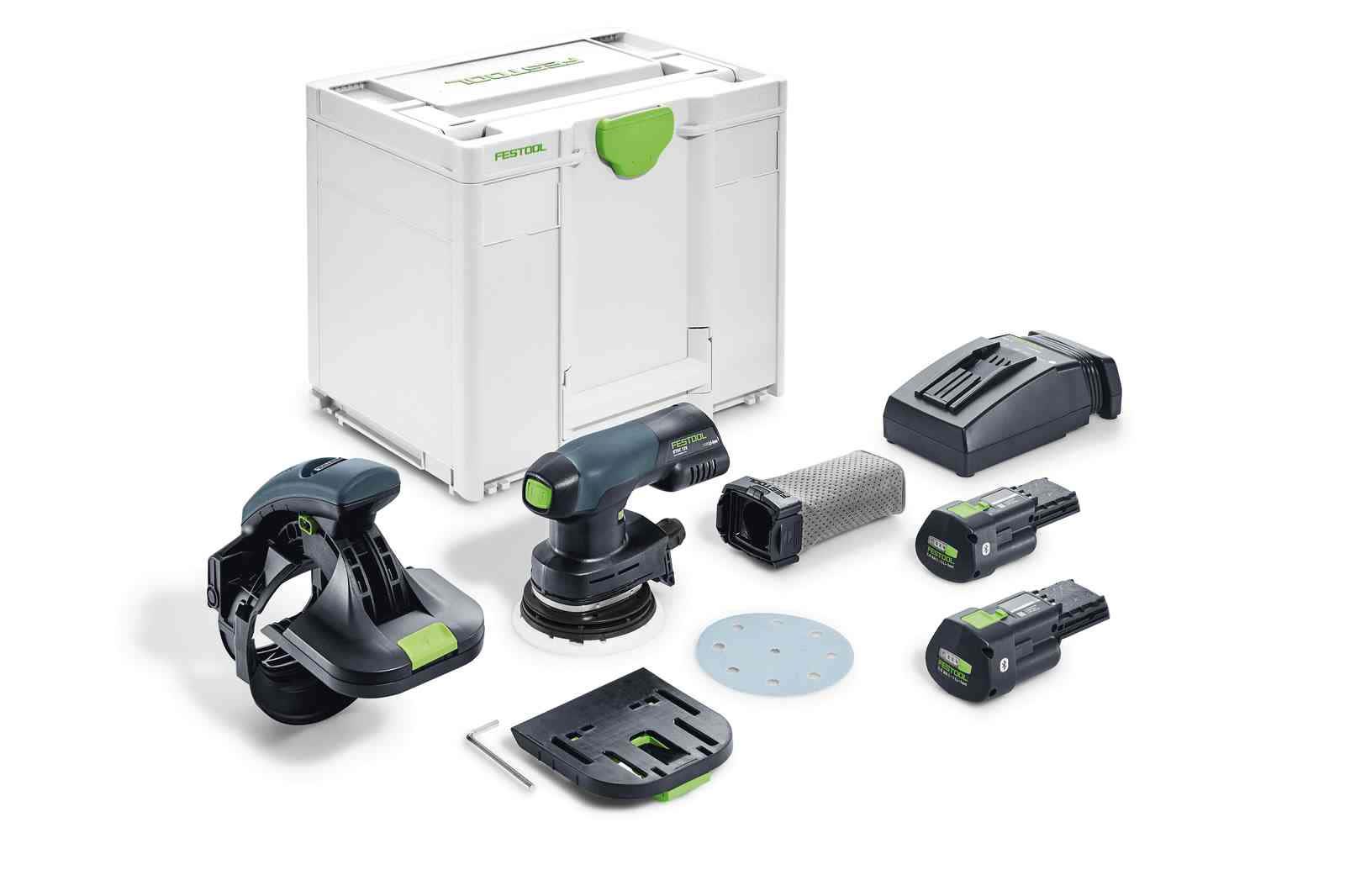 Festool ES-ETSC 125 3,0 I-Plus Kantslip med batteri och laddare