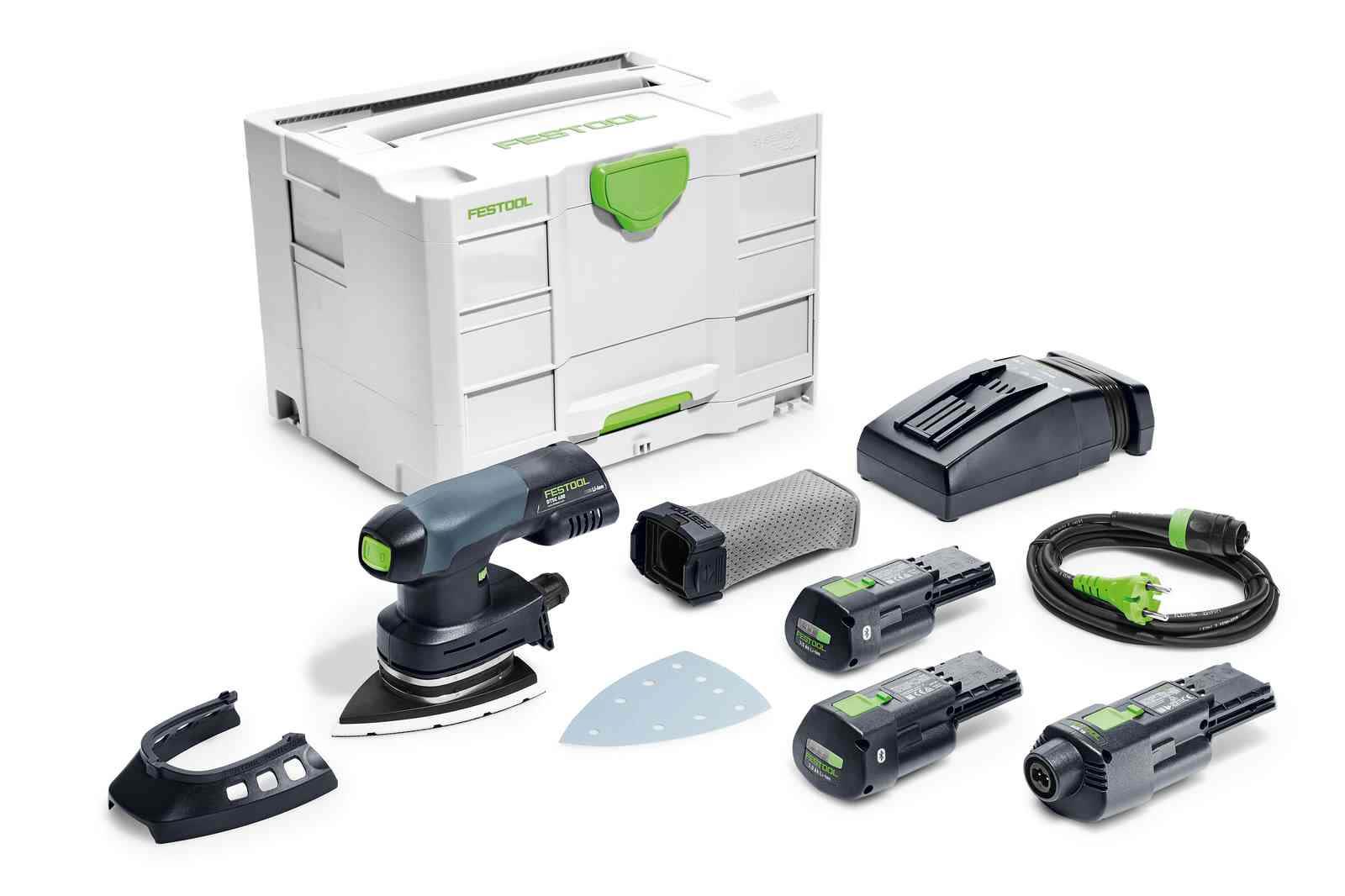 Festool DTSC 400 3,0 I-Set Deltaslip med batteri och laddare