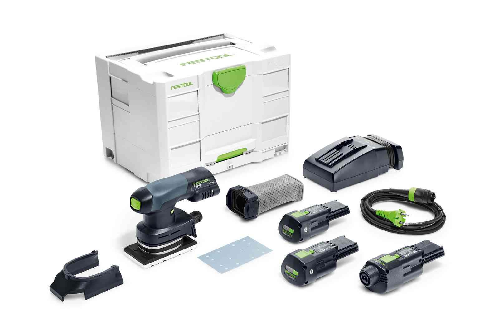 Festool RTSC 400 3,0 I-Set Planslip med batteri och laddare