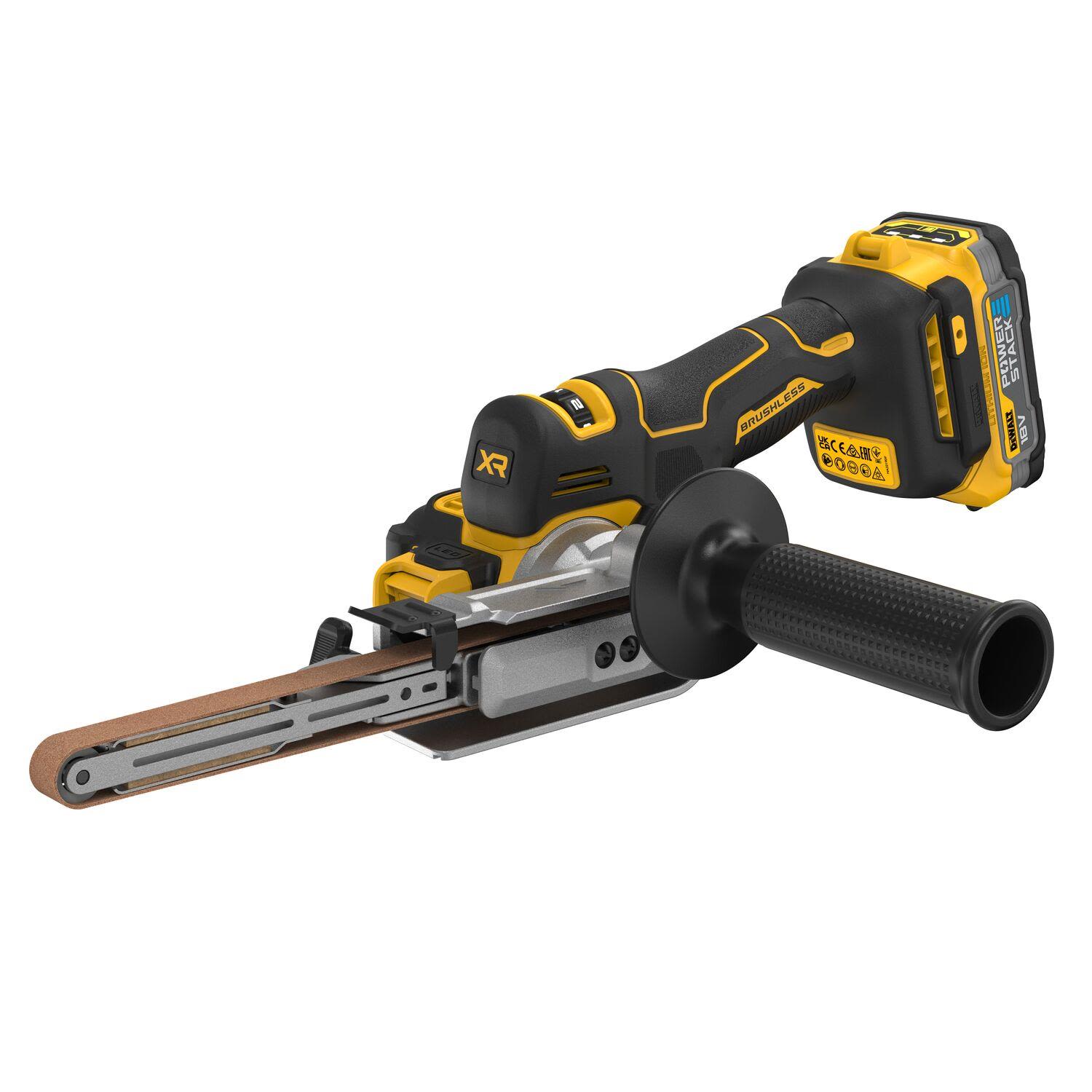 Dewalt DCM200E2T-QW Fingerslip med batteri och laddare