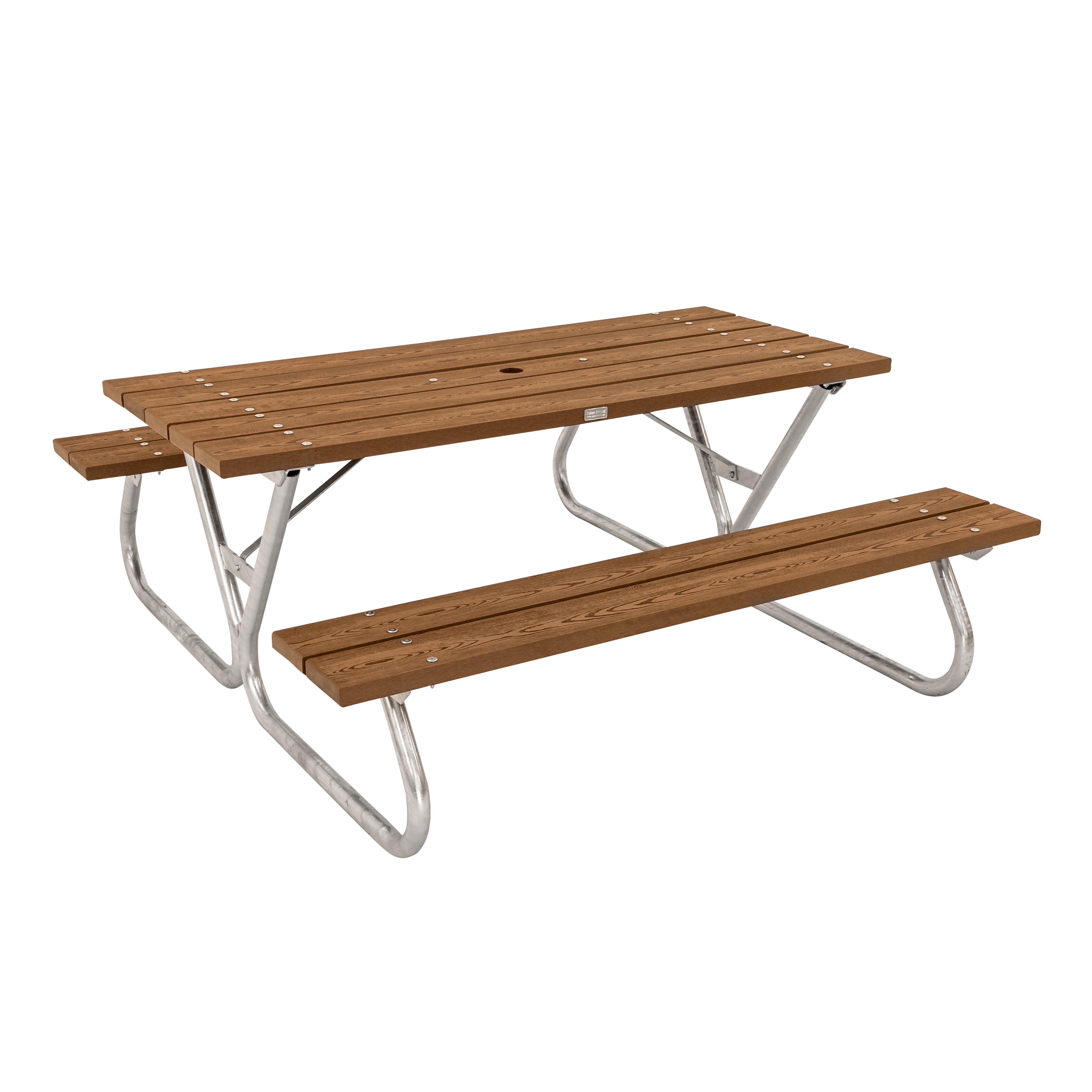 Eden Wood 0908-K6180 Picknickbord 180 cm, komposit Brun