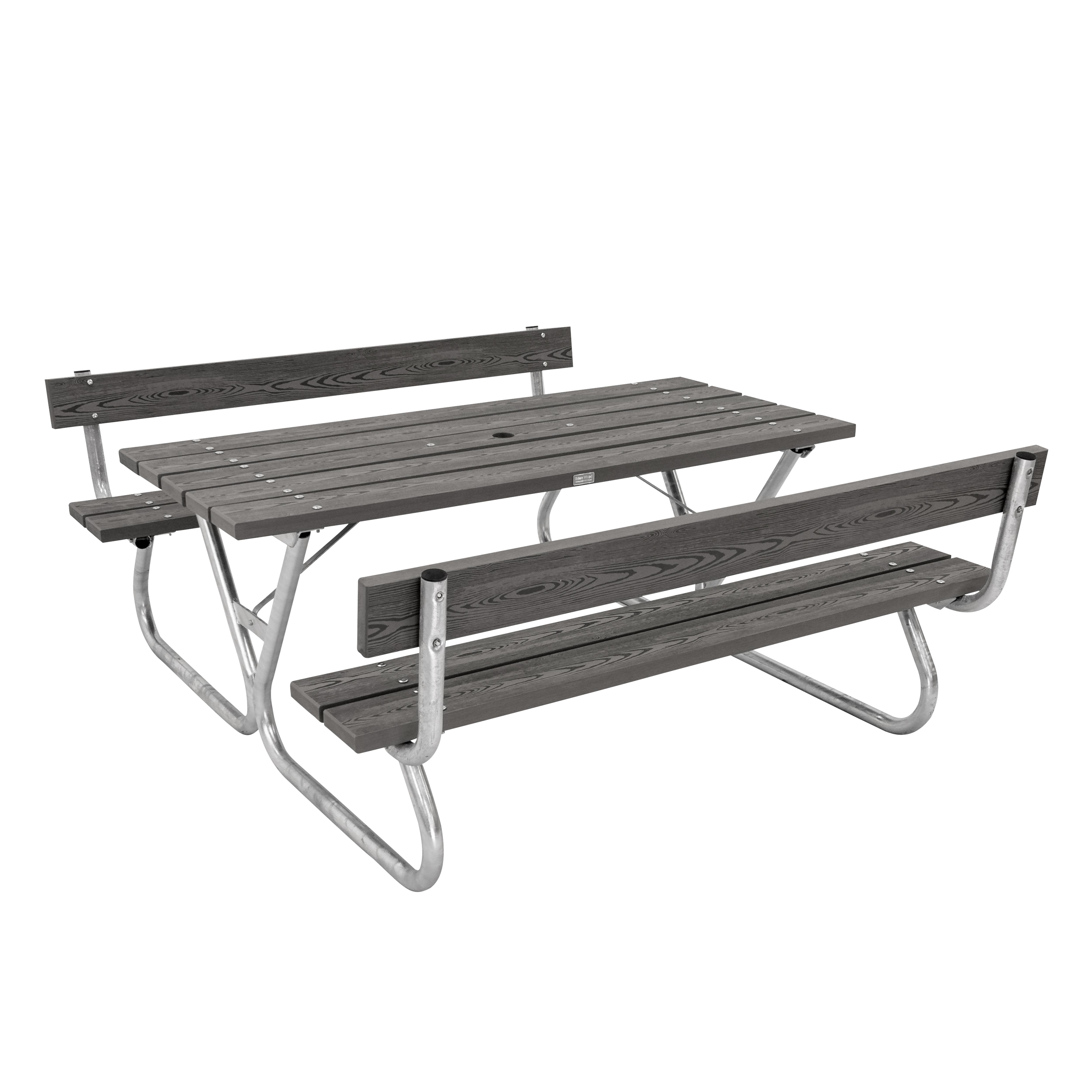 Eden Wood 0909-k7180 Picknickbord 180 cm, komposit Grå