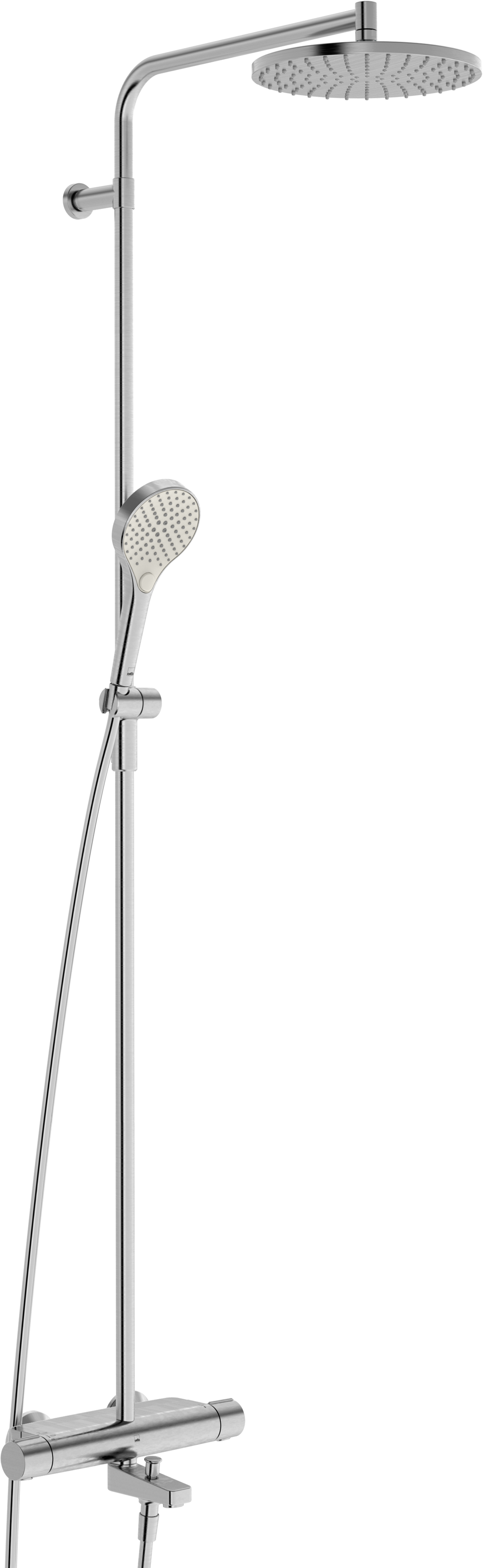 Oras Optima Style 7193N-80 Takduschset 150 c/c Borstat stål