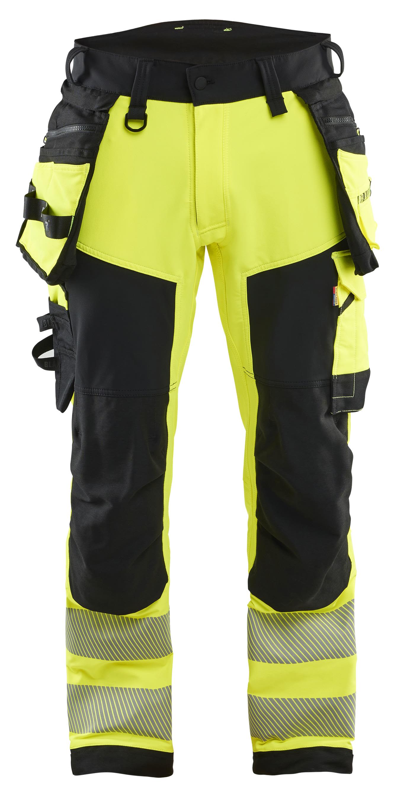 Blåkläder 112216483399C48 Arbetsbyxa varsel, gul/svart Gul/svart