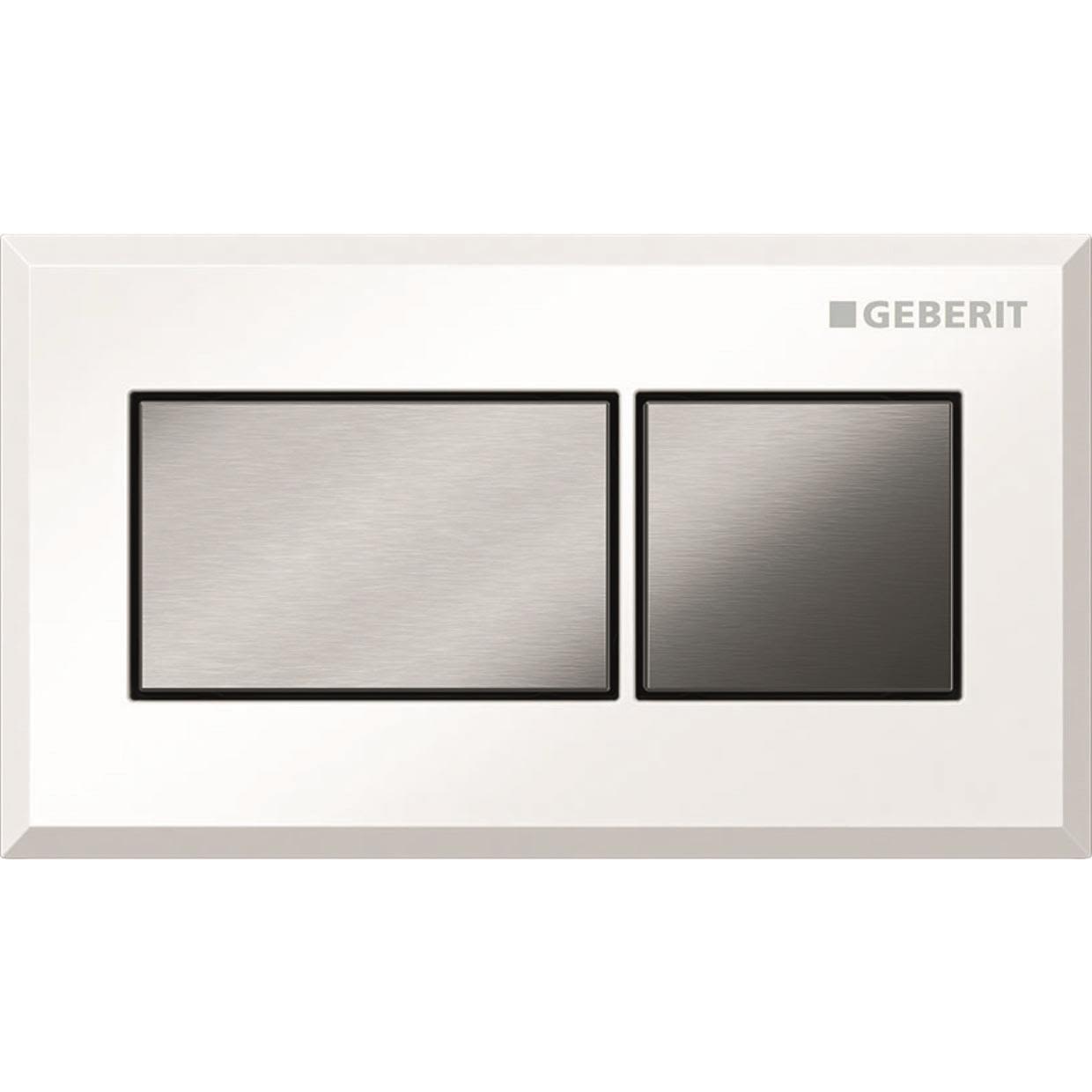 Geberit 116.051.KT.1 Spolknapp Vit/Krom