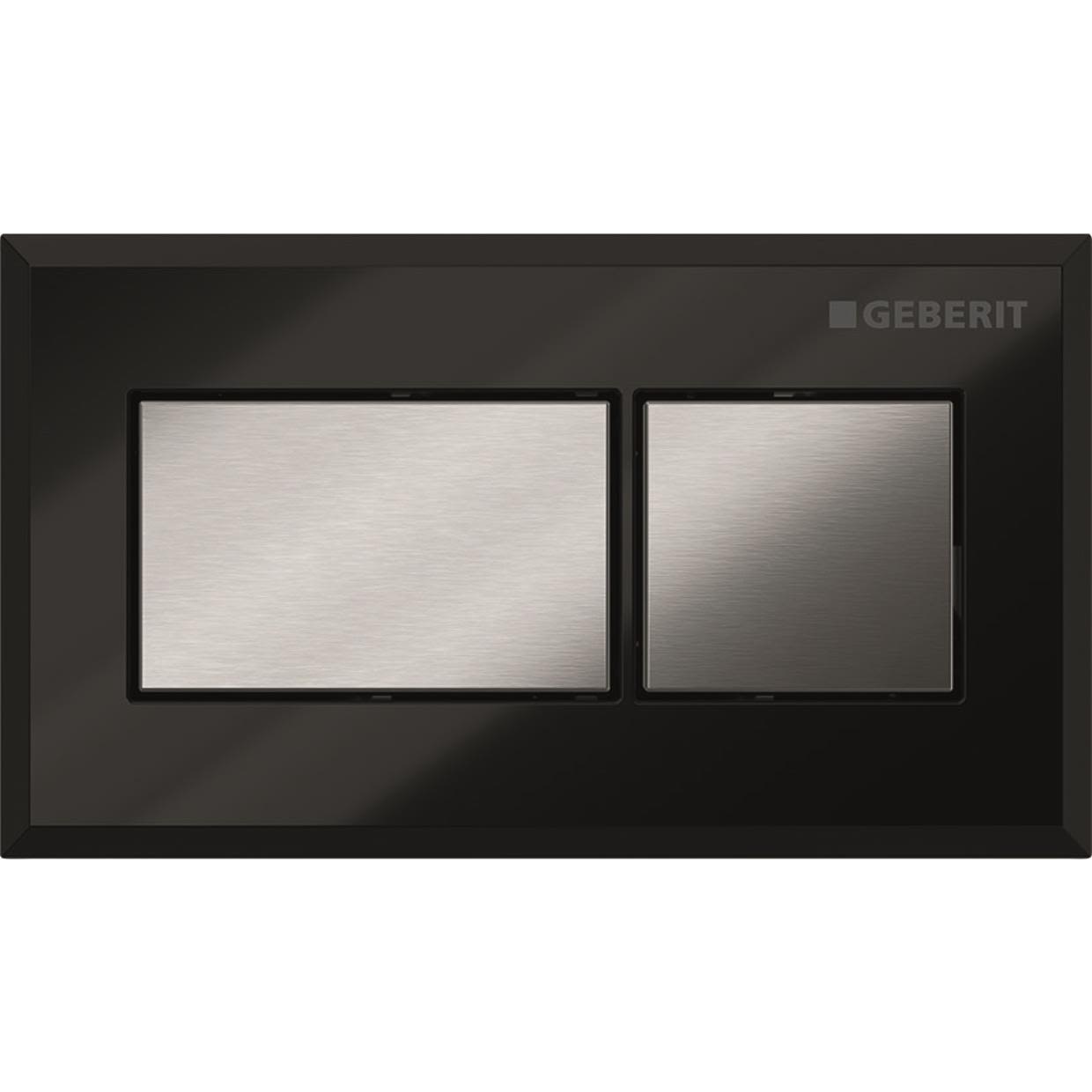 Geberit 116.051.KV.1 Spolknapp Svart/Krom