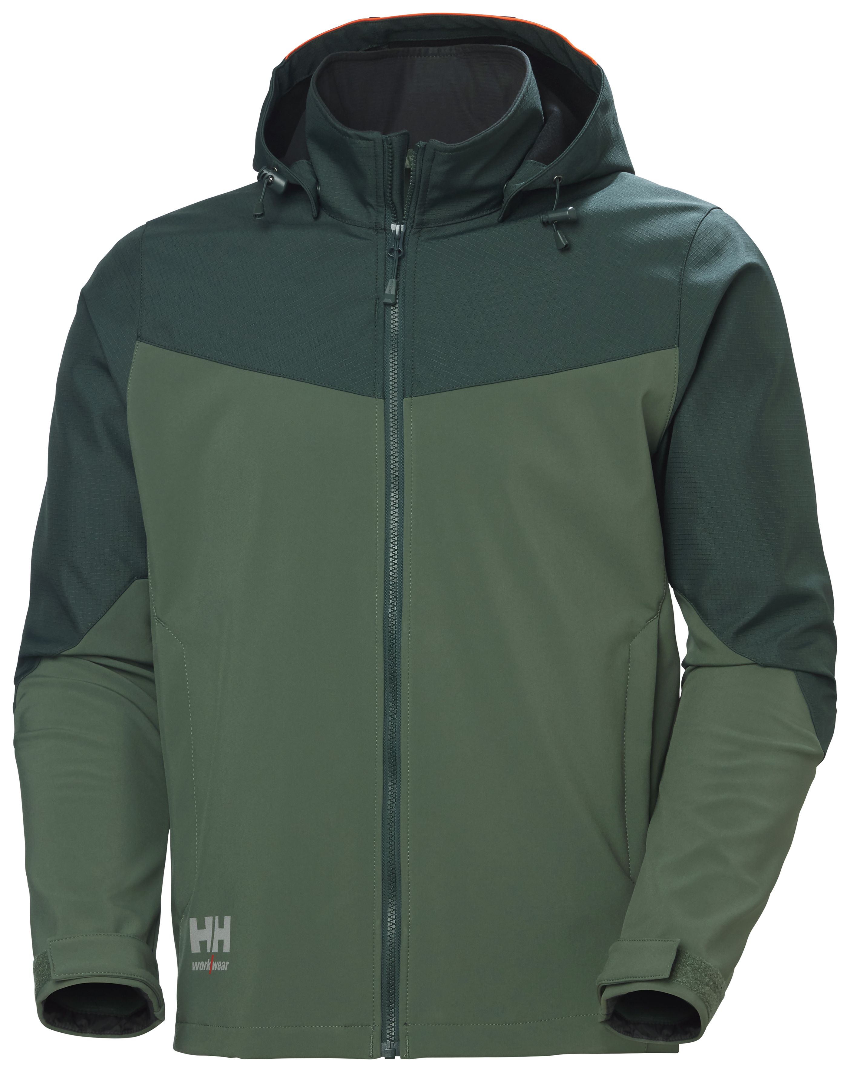 Helly Hansen Workwear Oxford 74290-474 Softshelljacka mörkgrön/grön Mörkgrön/grön