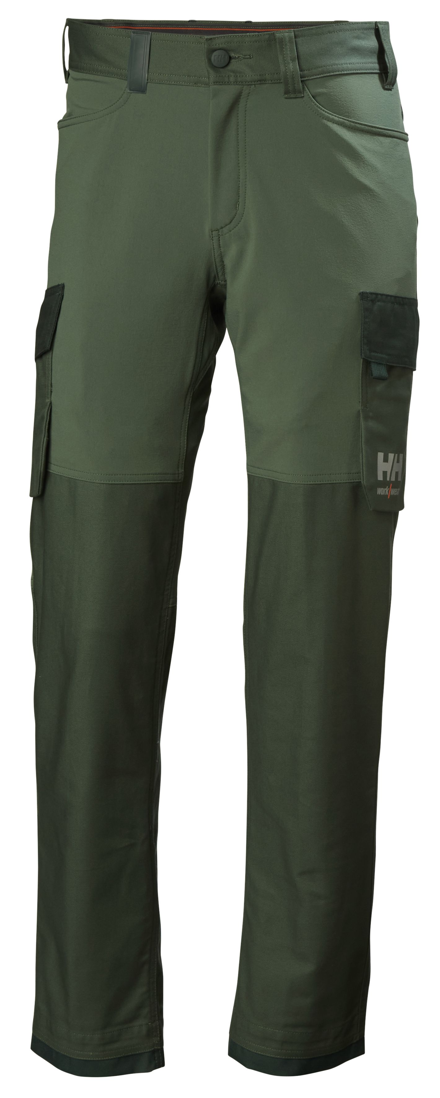 Helly Hansen Workwear Oxford 4X 77408-474 Arbetsbyxa grön/svart D116