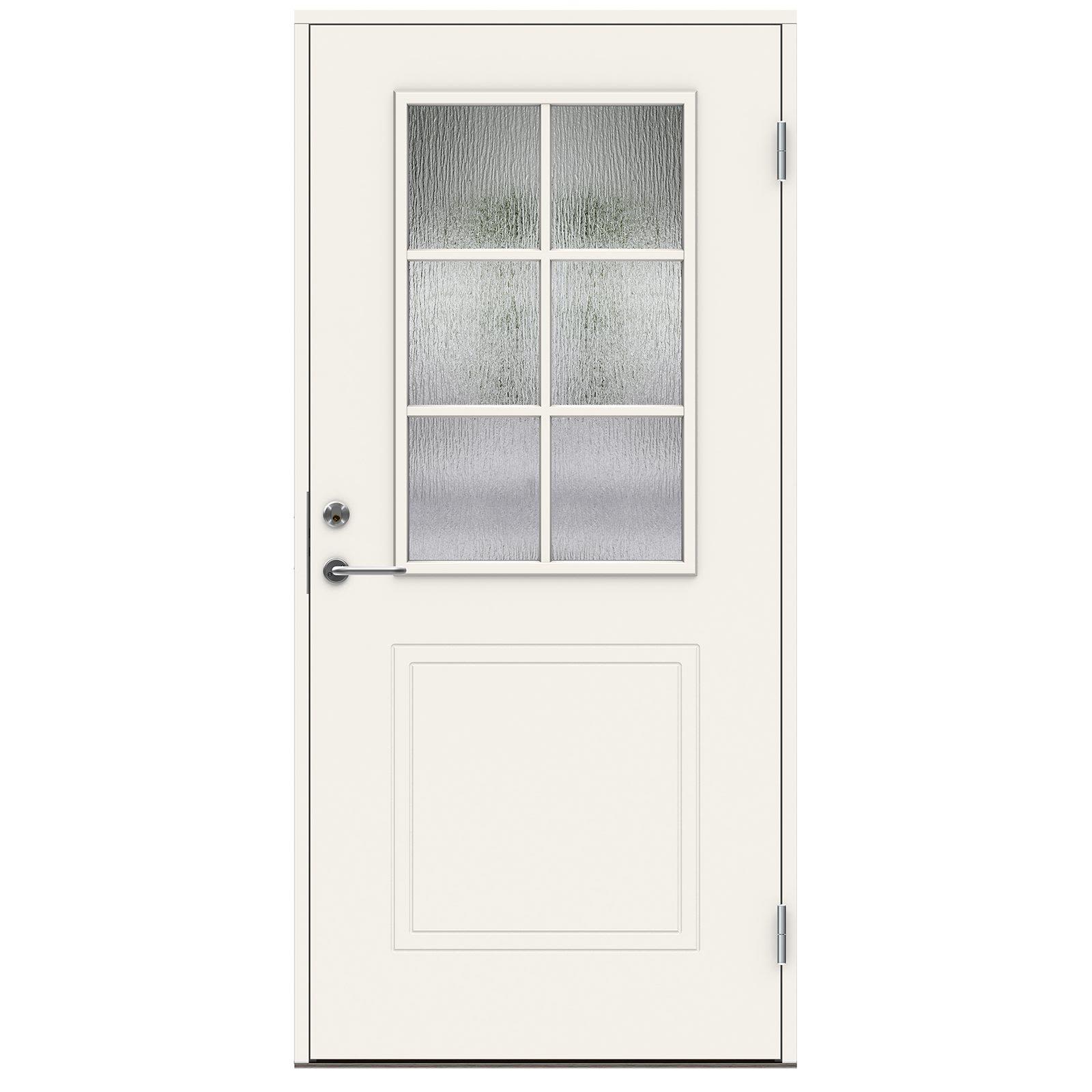 Swedoor P-400 Ytterdörr vit (S 0502-Y) 2080x988 mm