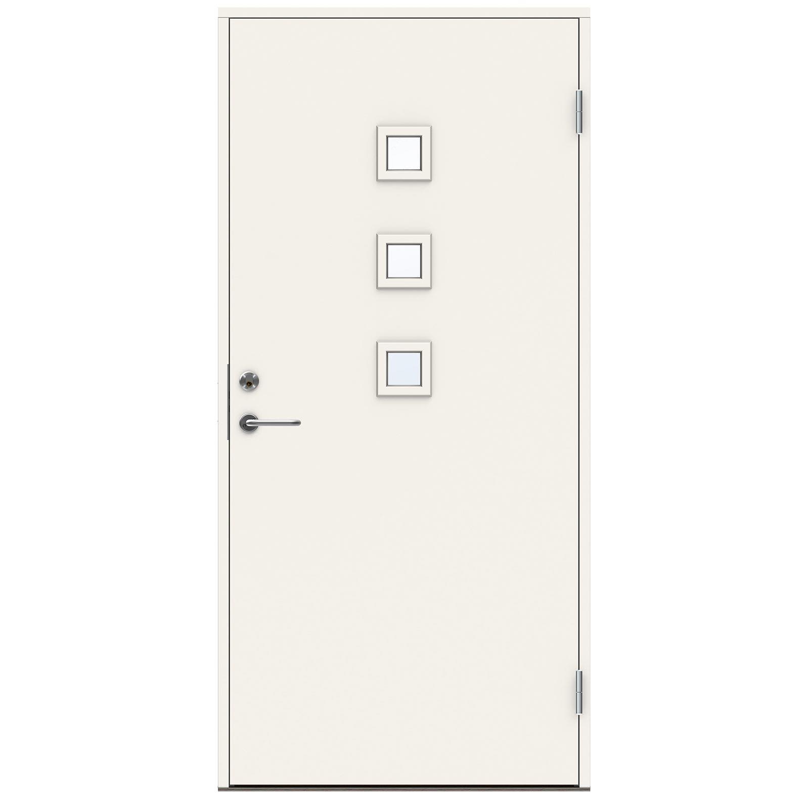 Swedoor P-1100 Ytterdörr vit (S 0502-Y) 888x2080 mm