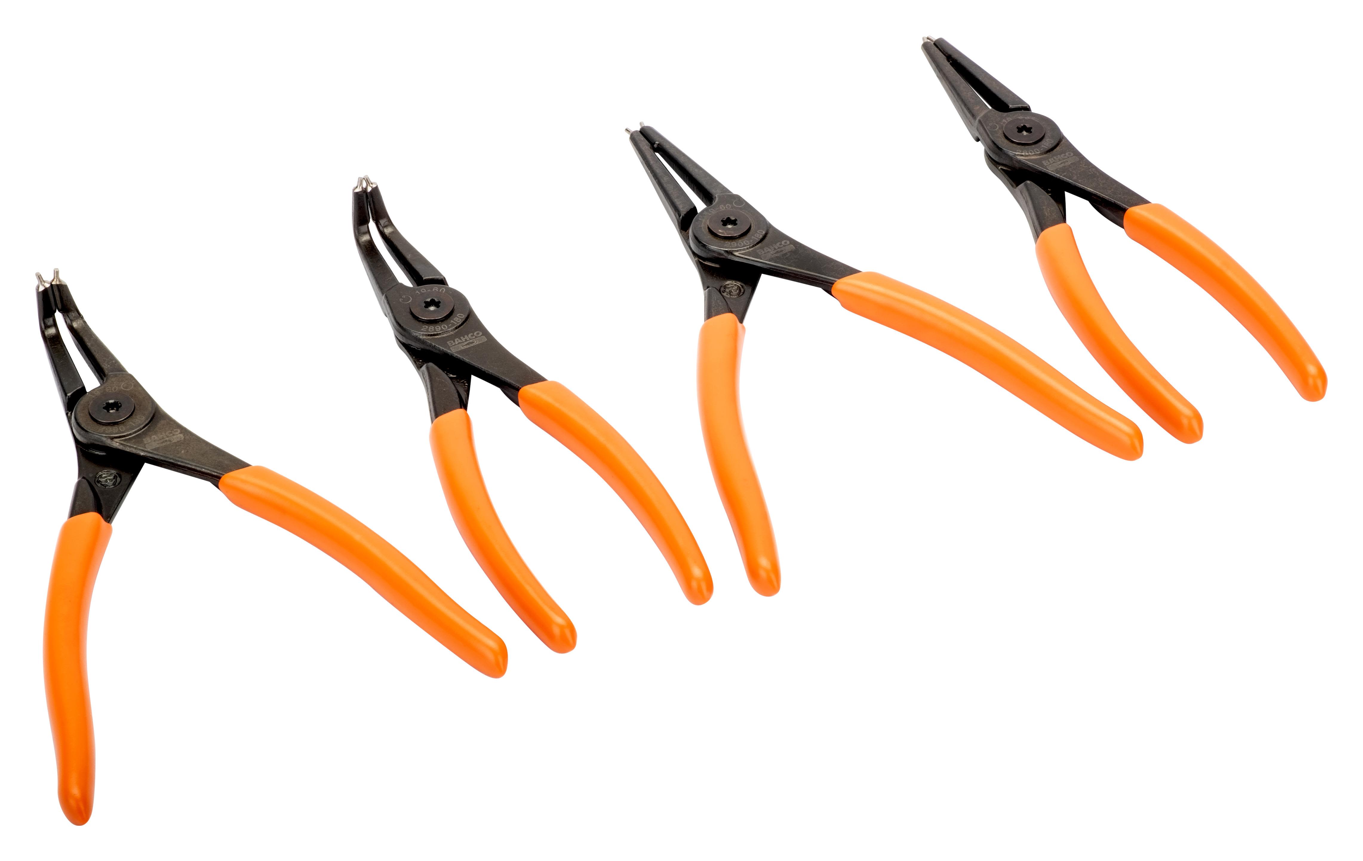 Bahco Innvendig og utvendig låseringstang i sett - 4 stk 19-60 mm