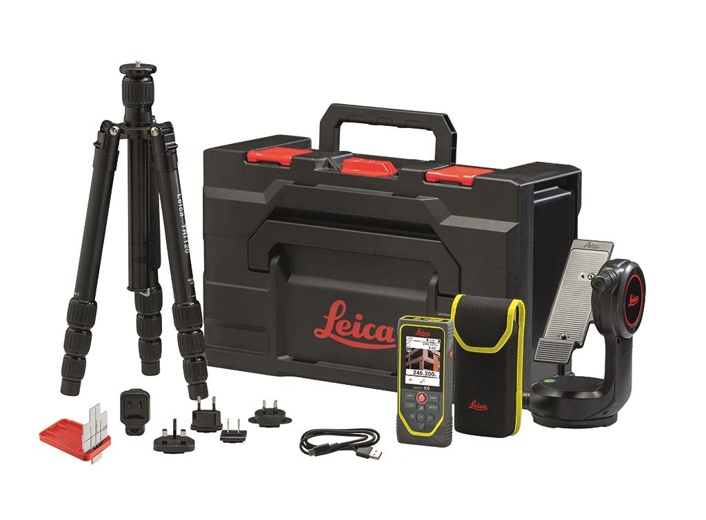 Leica DISTO X6 P2P Avståndsmätare med tillbehör, 0.05-250 m