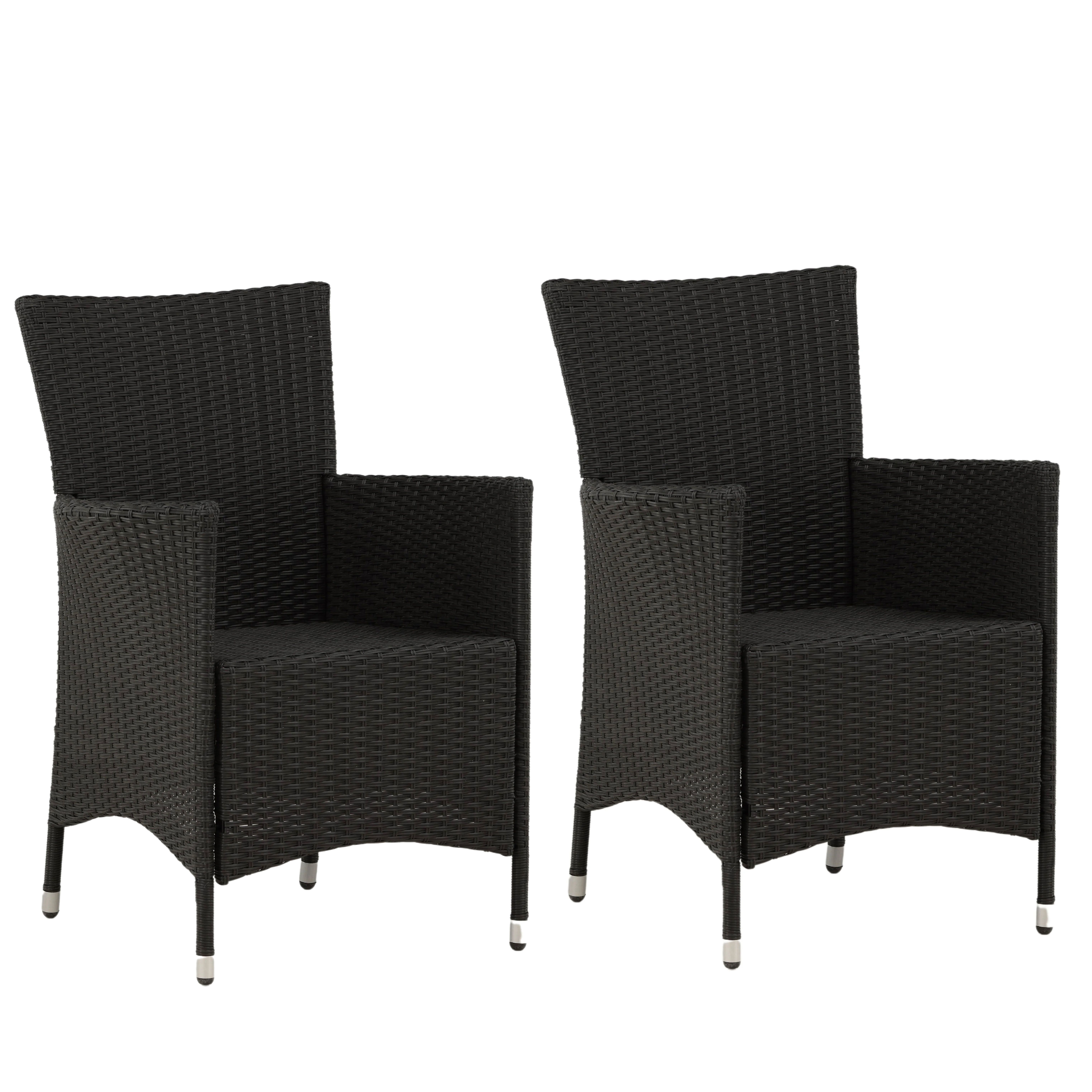 Venture Home Knick 9347-016 Karmstol 2-pack Svart