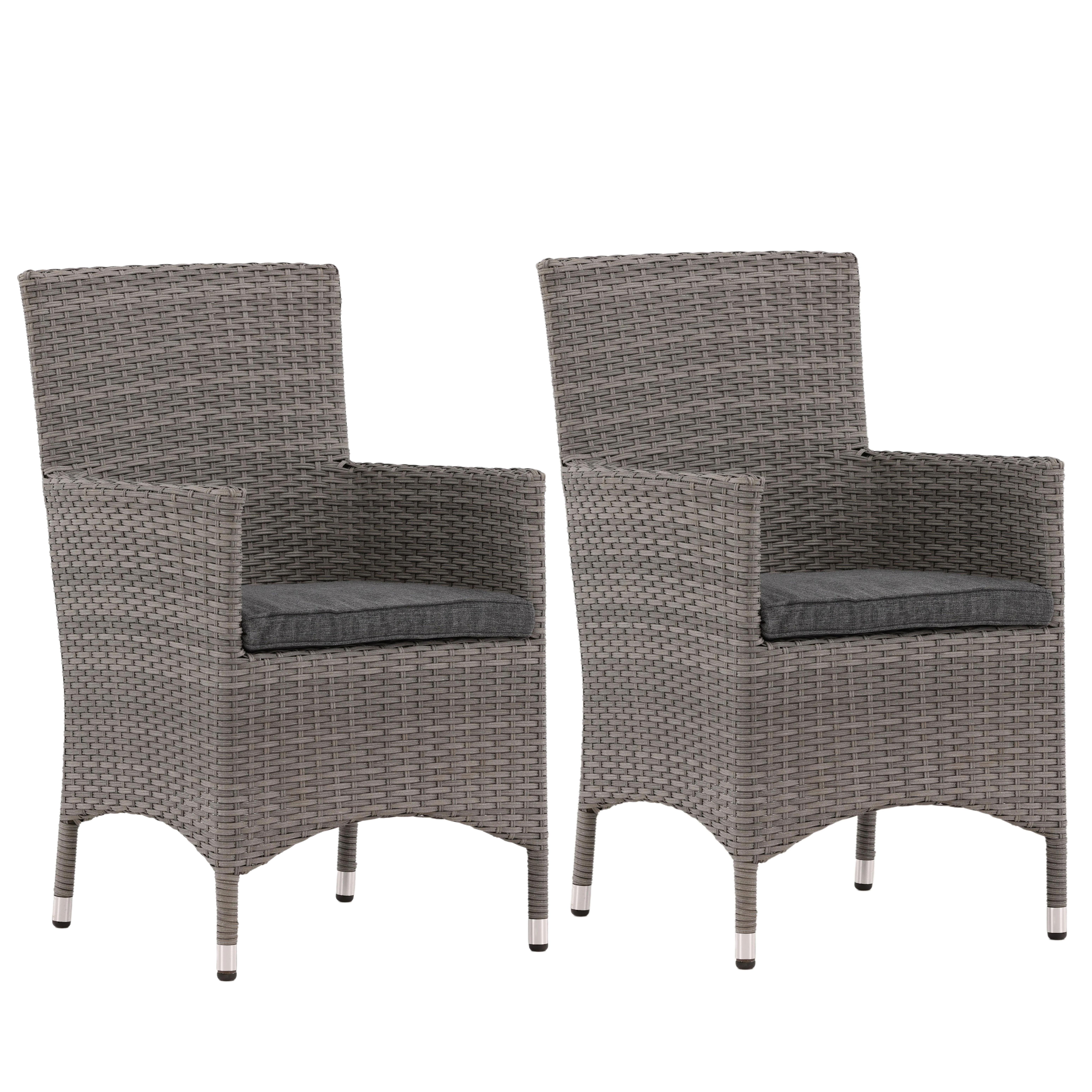 Venture Home Malin 9236-004 Karmstol 2-pack Grå