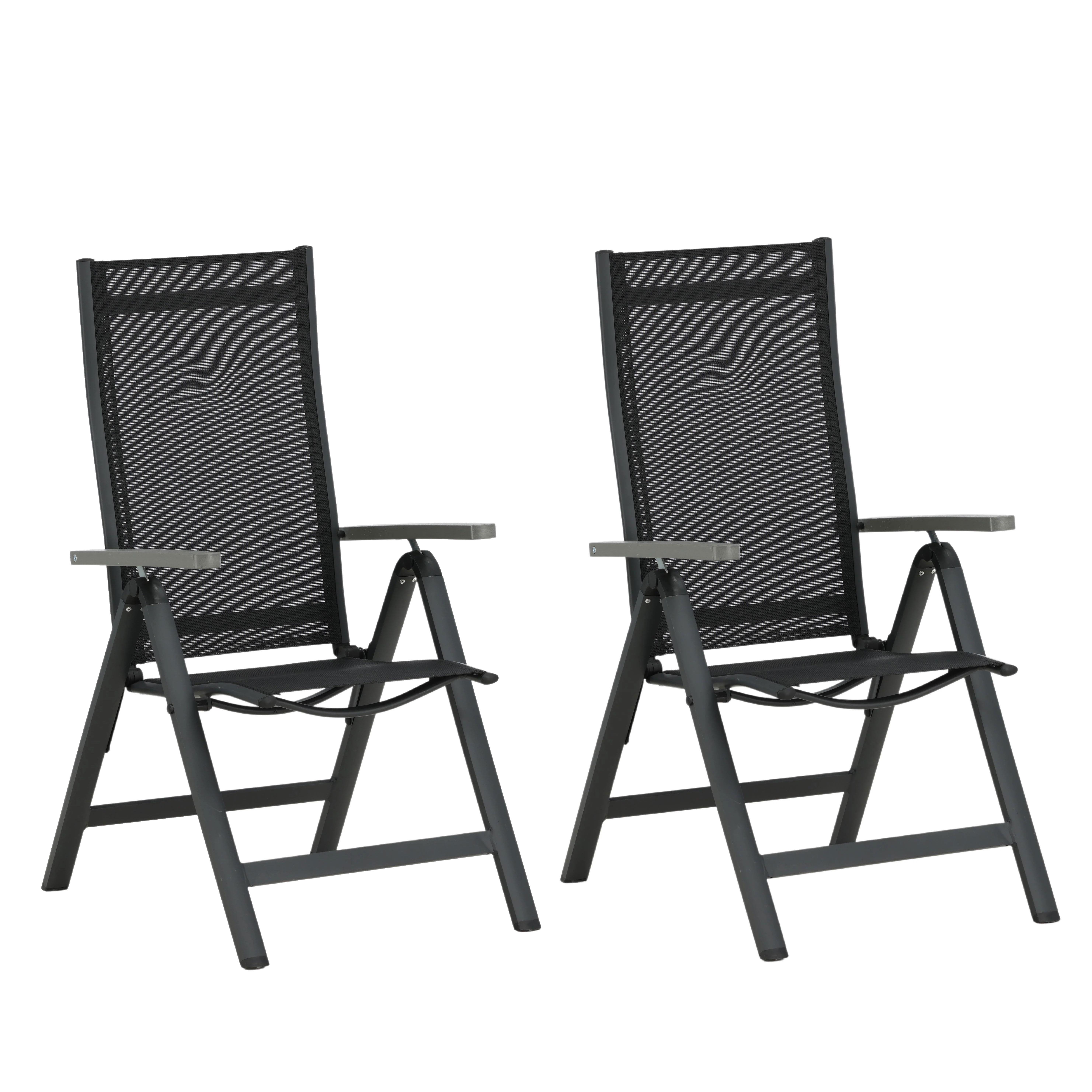 Venture Home Albany 1562-408 Positionsstol 2-pack Svart