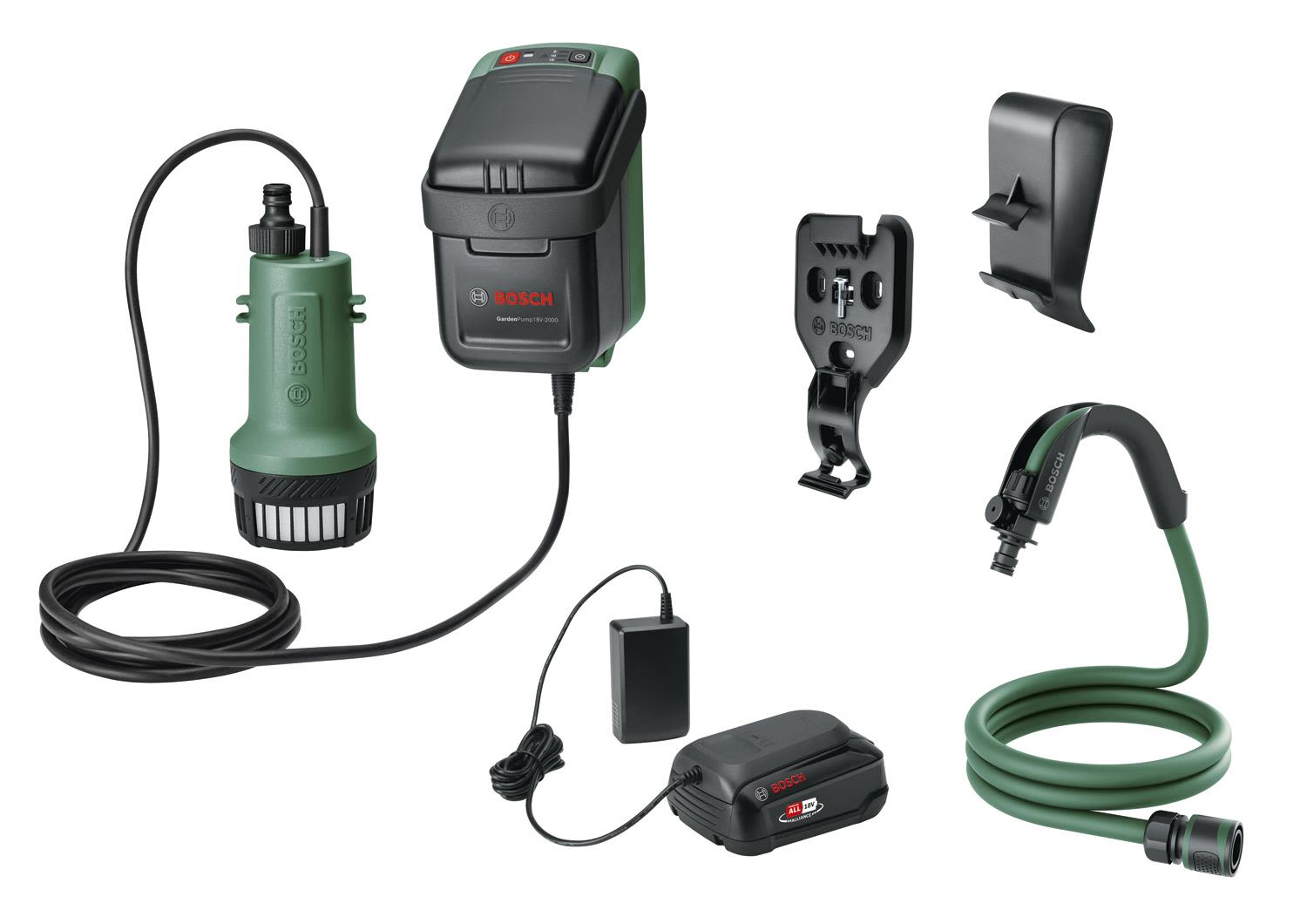 Bosch DIY 06008C4202 Trädgårdspump med batteri och laddare