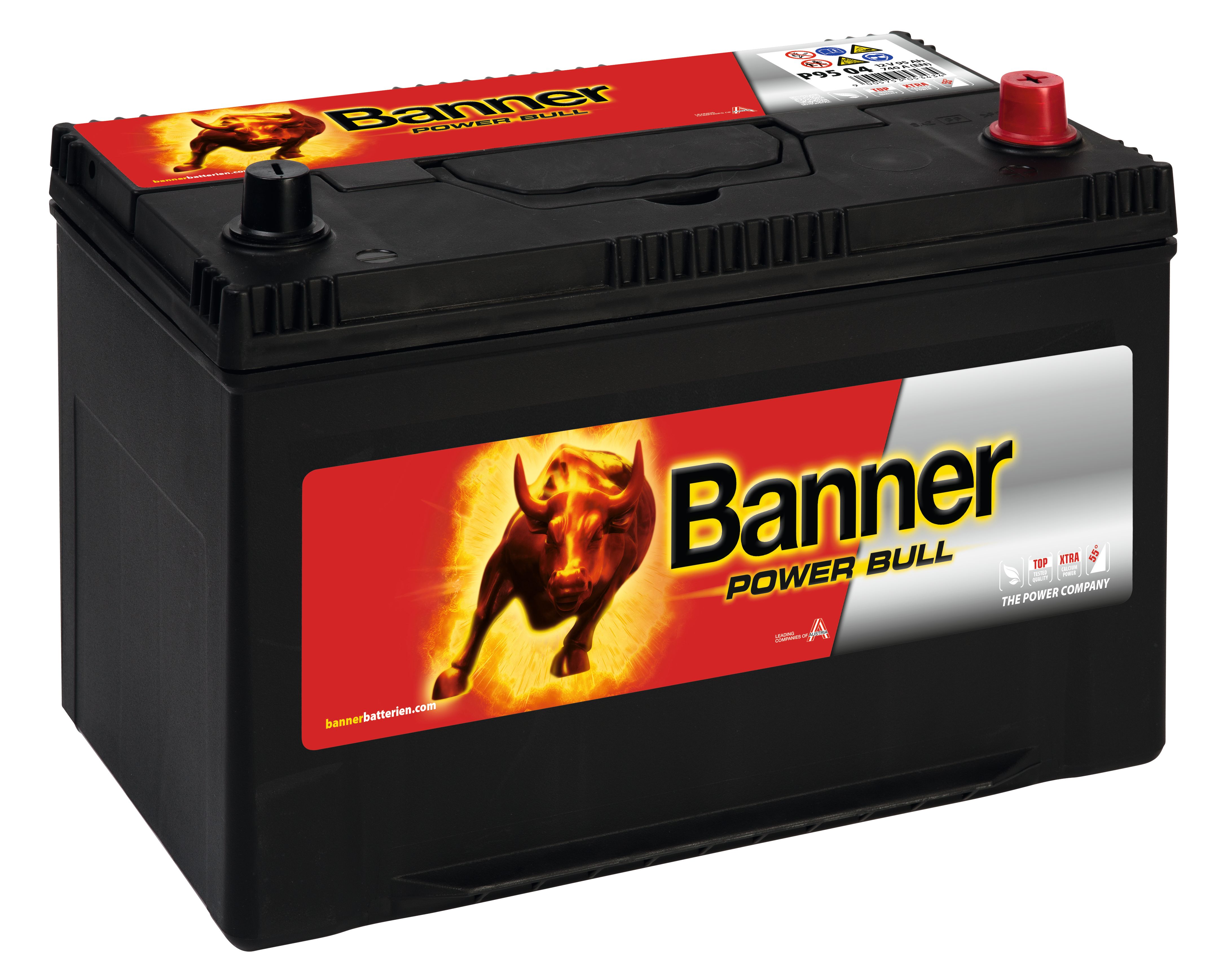 Banner Power Bull P9504M Startbatteri 12V, 95 Ah