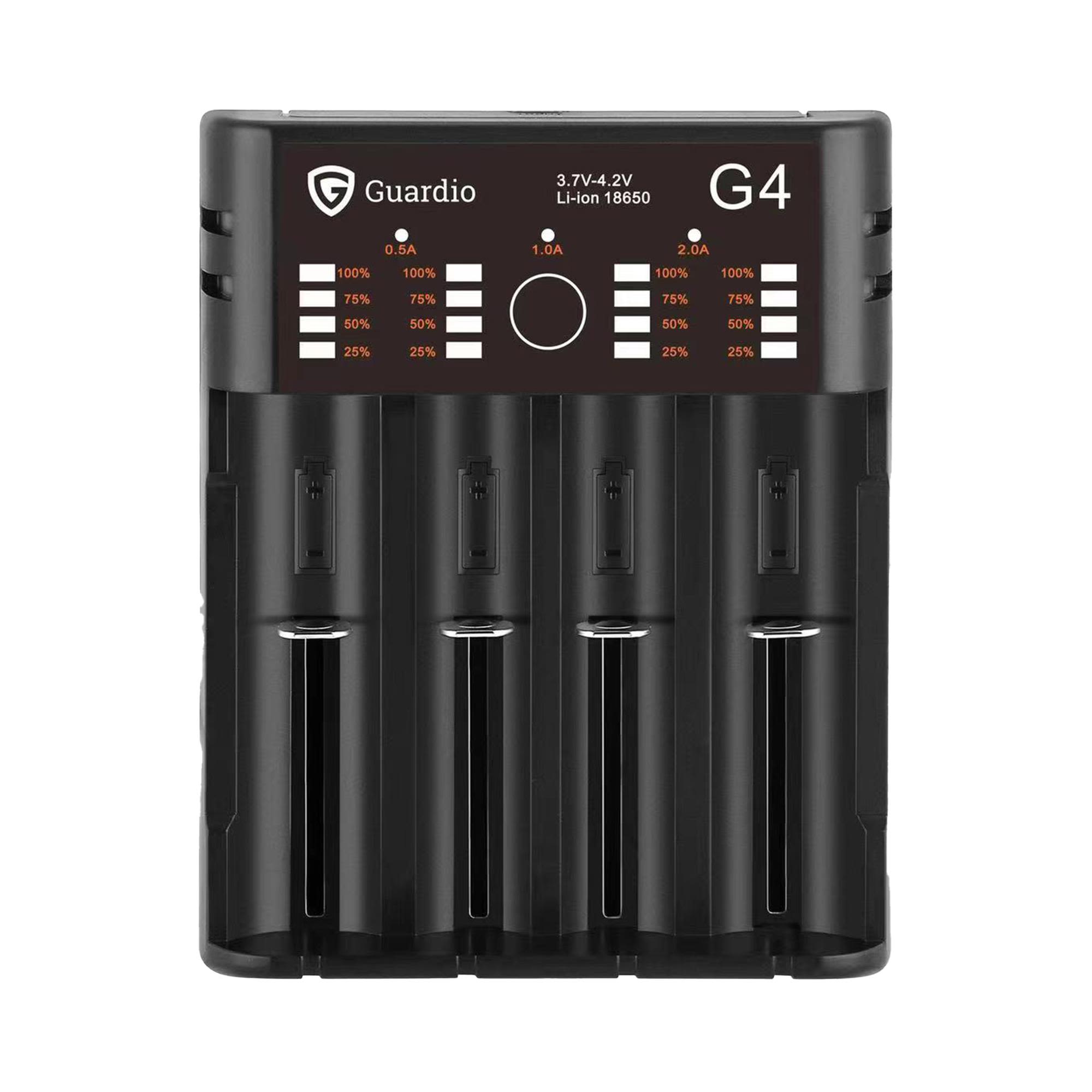 Guardio 1001659001001 Batteriladdare med 4 st batterier