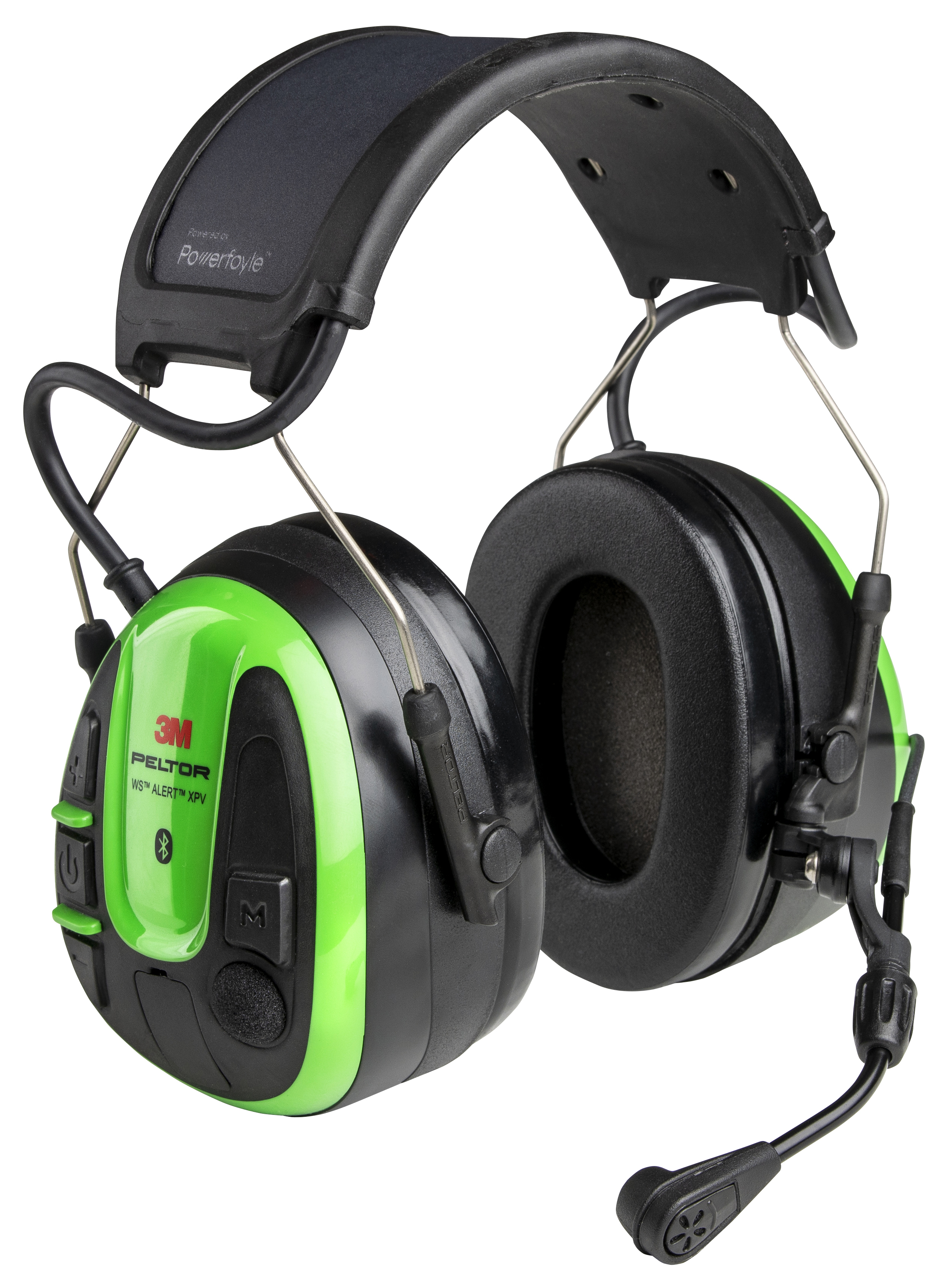 3M Peltor WS ALERT XPV Hørselsvern Hodebøyle, solcellelading, Bluetooth MultiPoint