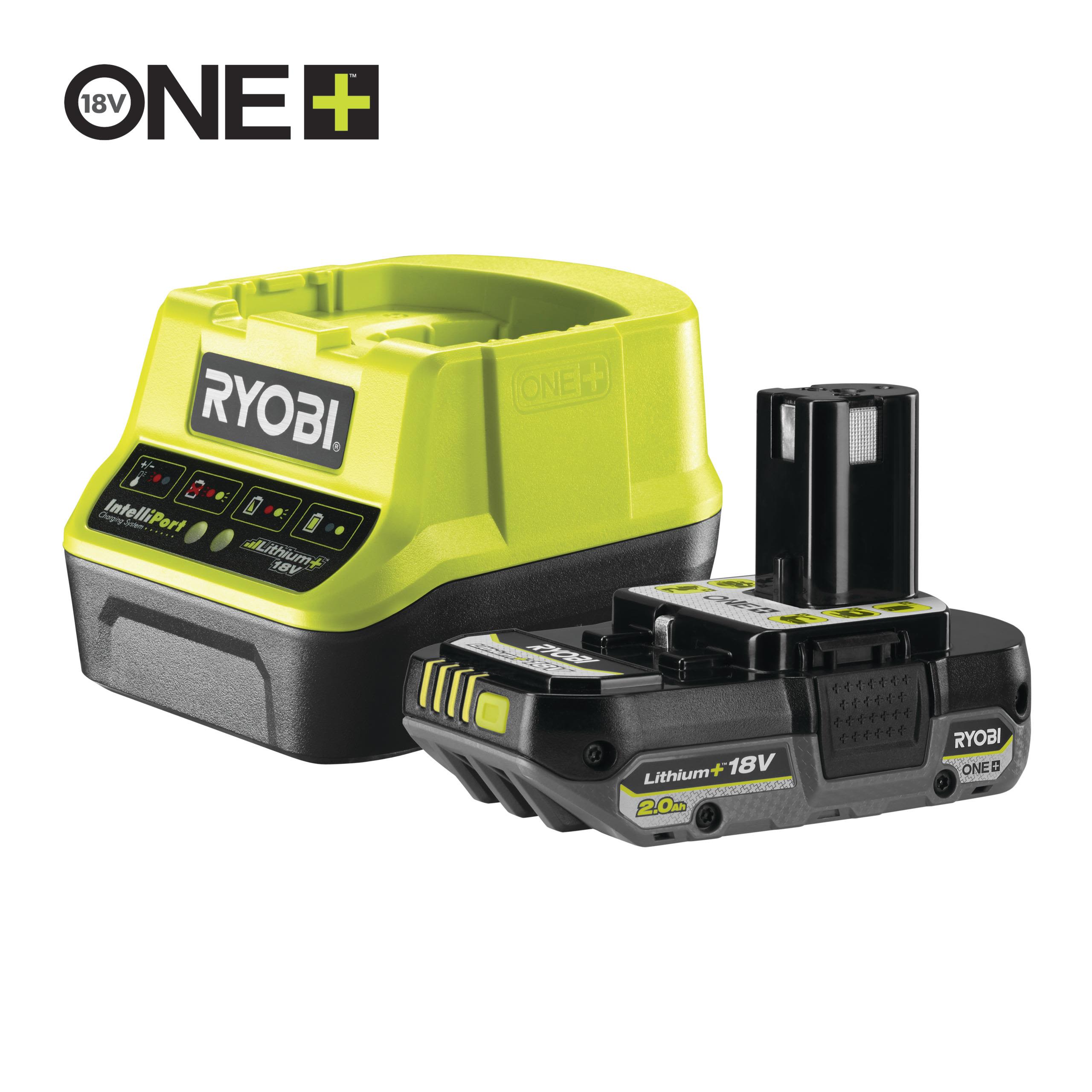 Ryobi RC18120-120C Laddpaket 18V 2,0 Ah